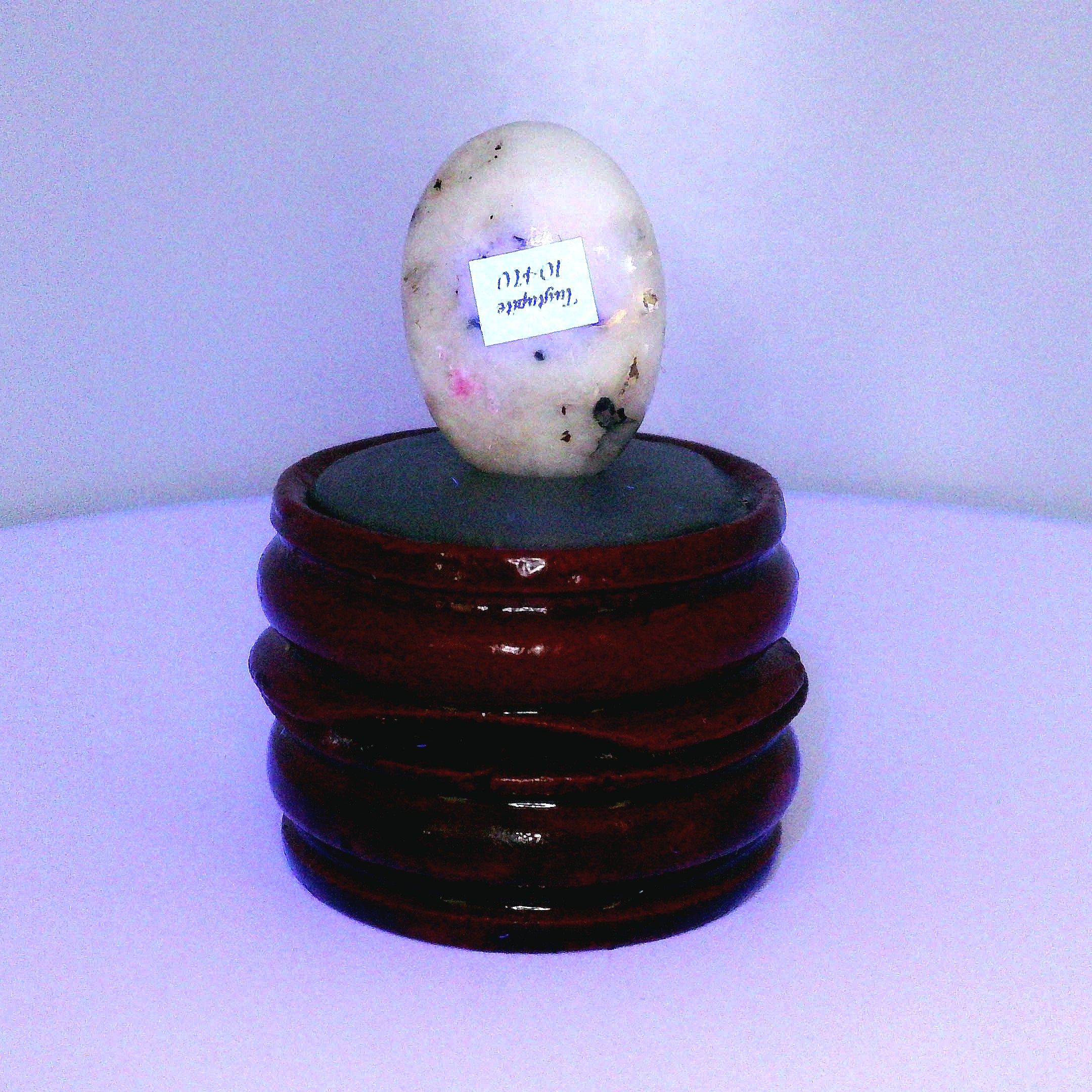 Tugtupite Palm Stone for Joy, Manifestation, Romance, Relationship Healing and Good Luck