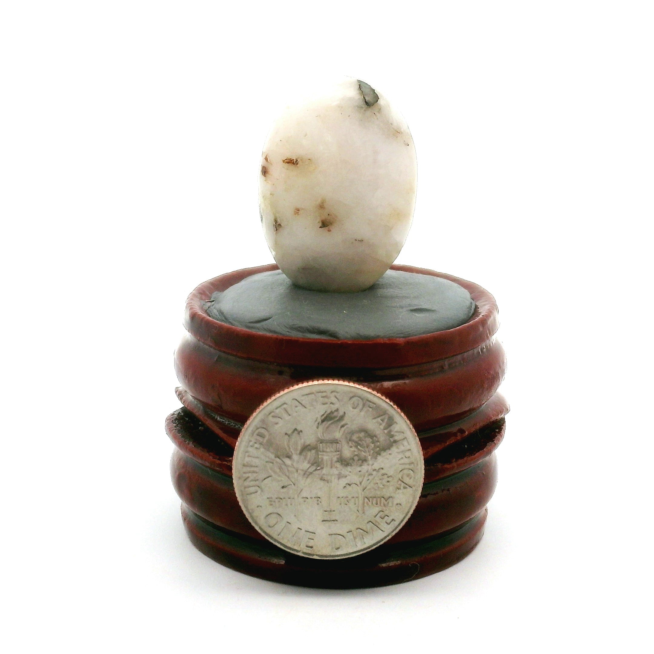 Tugtupite Palm Stone for Joy, Manifestation, Romance, Relationship Healing and Good Luck