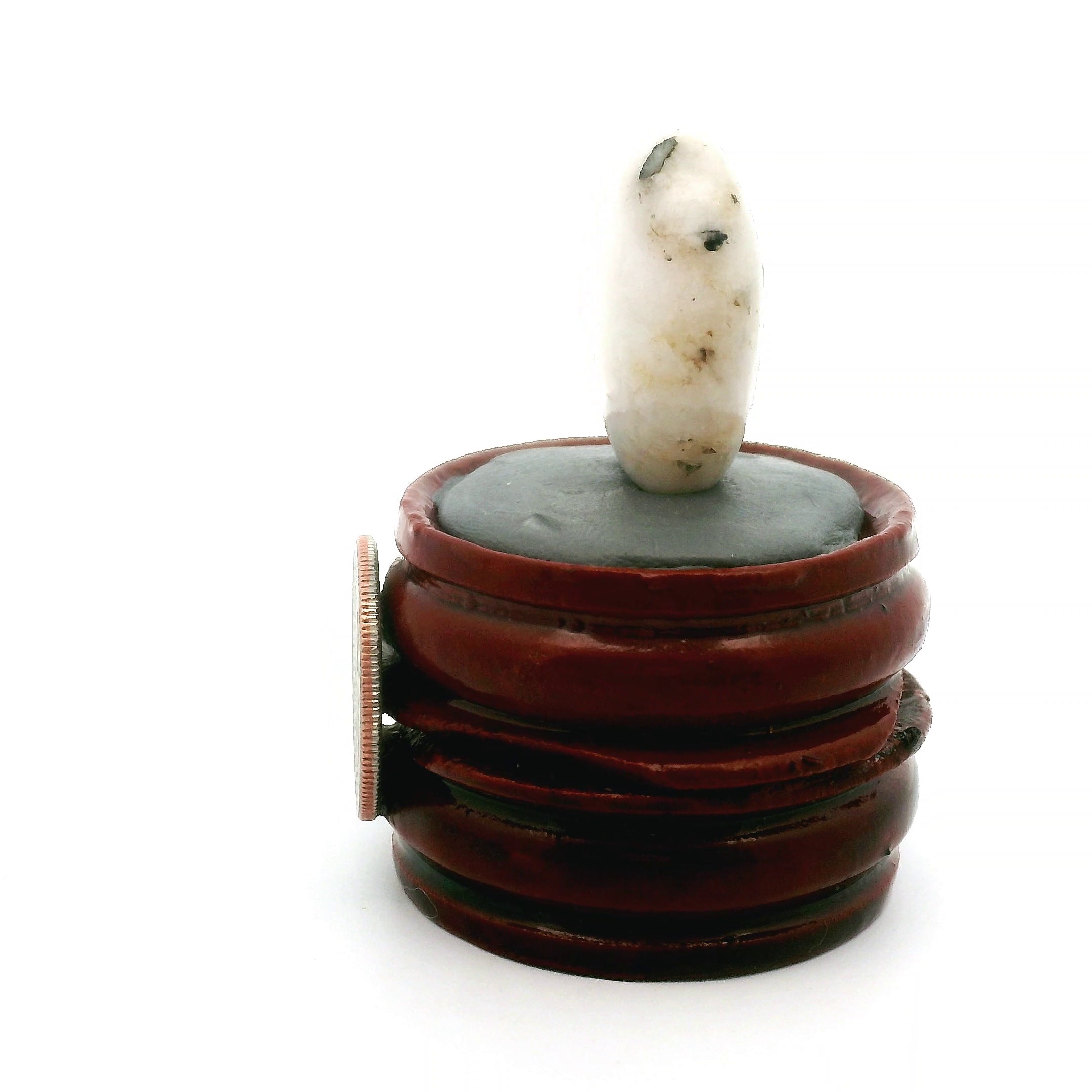 Tugtupite Palm Stone for Joy, Manifestation, Romance, Relationship Healing and Good Luck