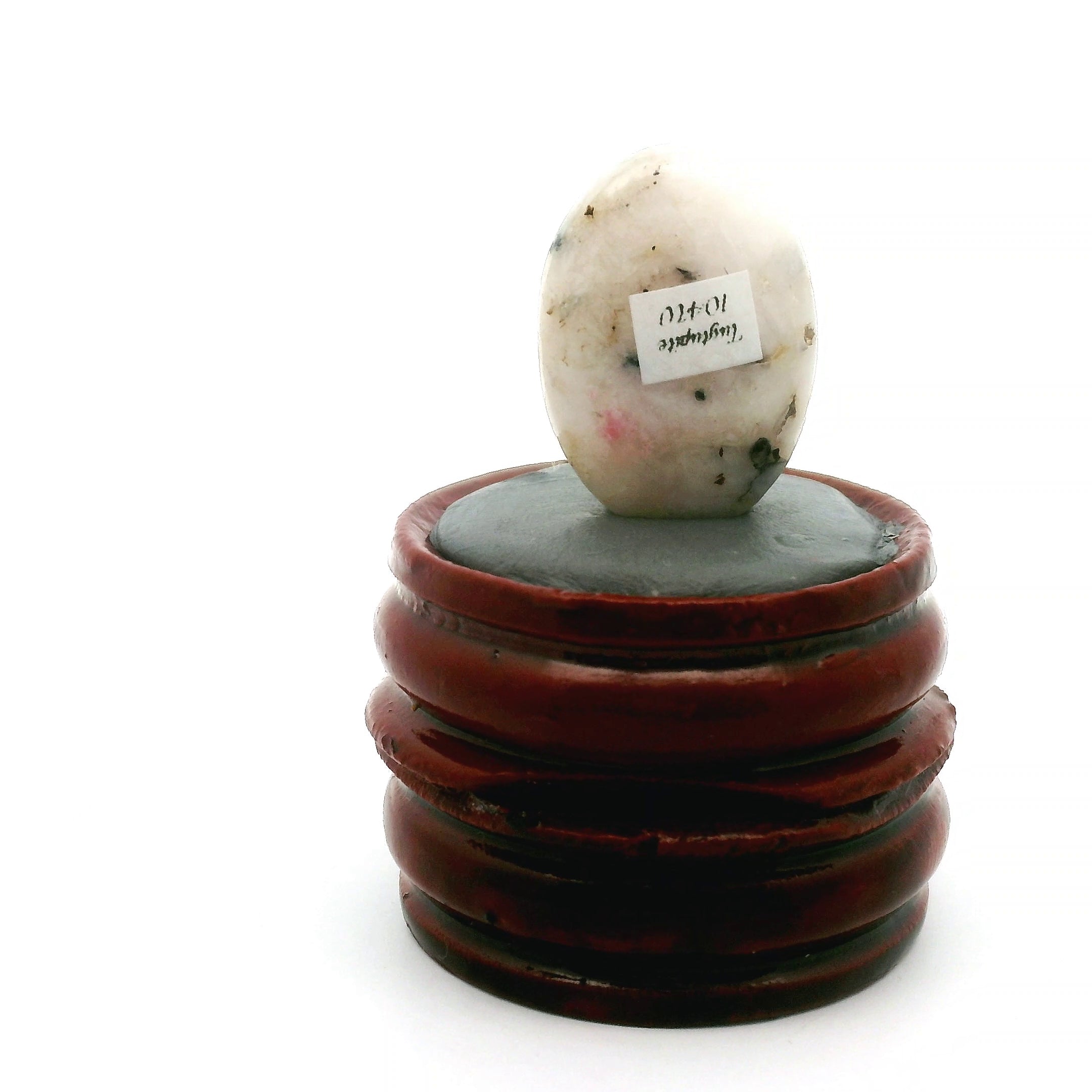 Tugtupite Palm Stone for Joy, Manifestation, Romance, Relationship Healing and Good Luck