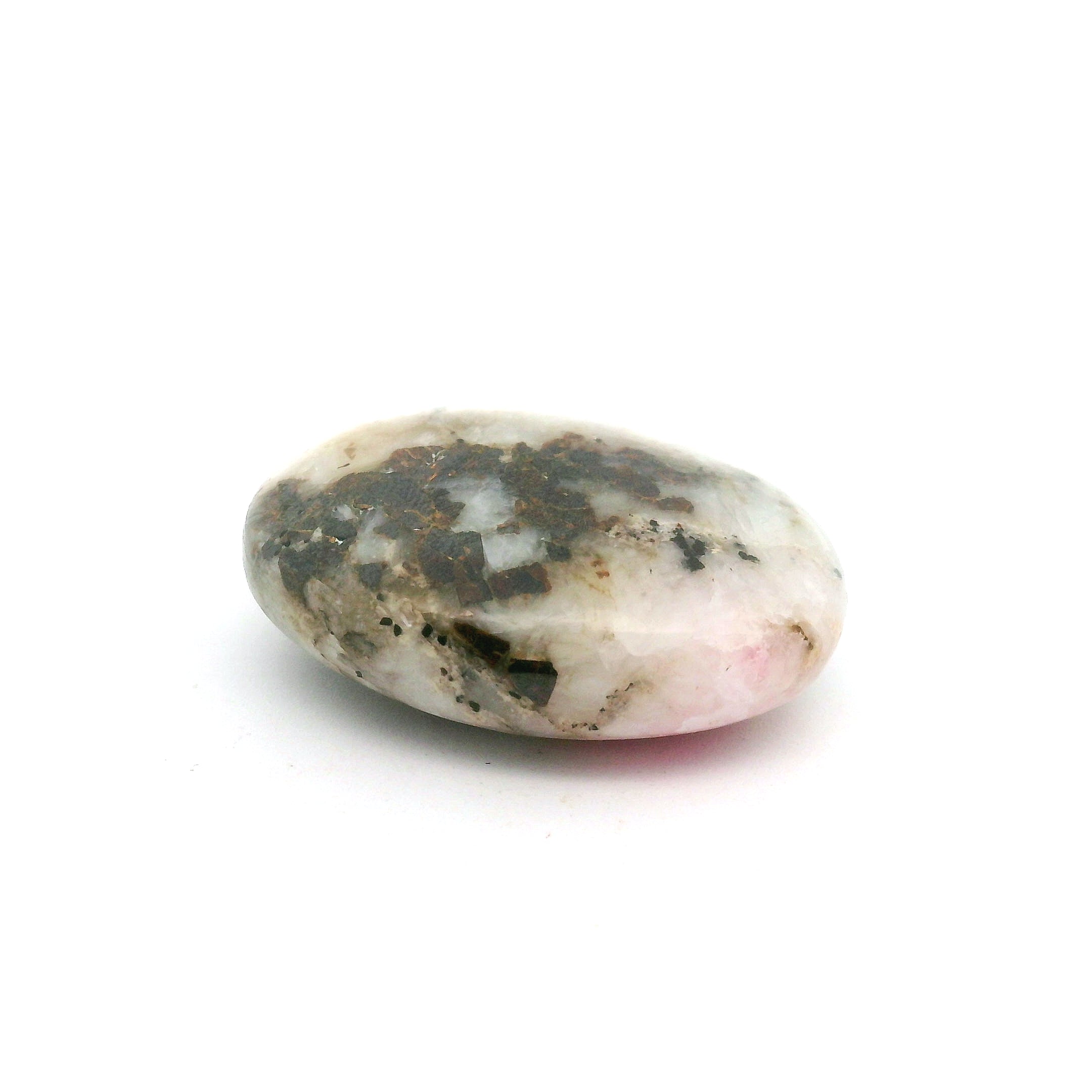 Tugtupite Palm Stone for Joy, Manifestation, Romance, Relationship Healing and Good Luck