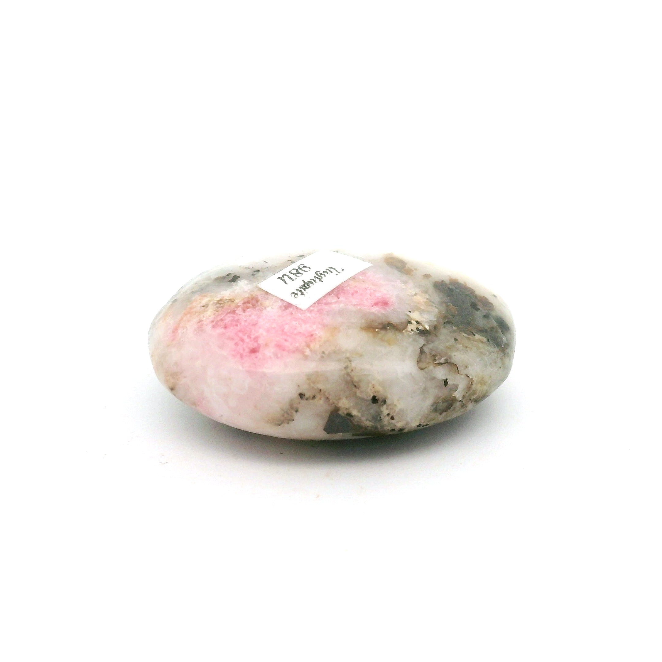 Tugtupite Palm Stone for Joy, Manifestation, Romance, Relationship Healing and Good Luck