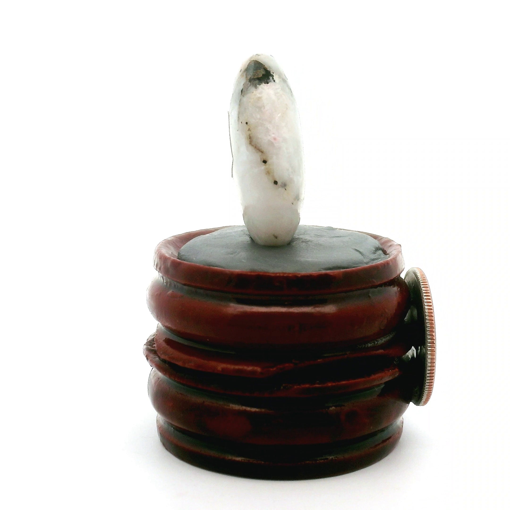 Tugtupite Palm Stone for Joy, Manifestation, Romance, Relationship Healing and Good Luck