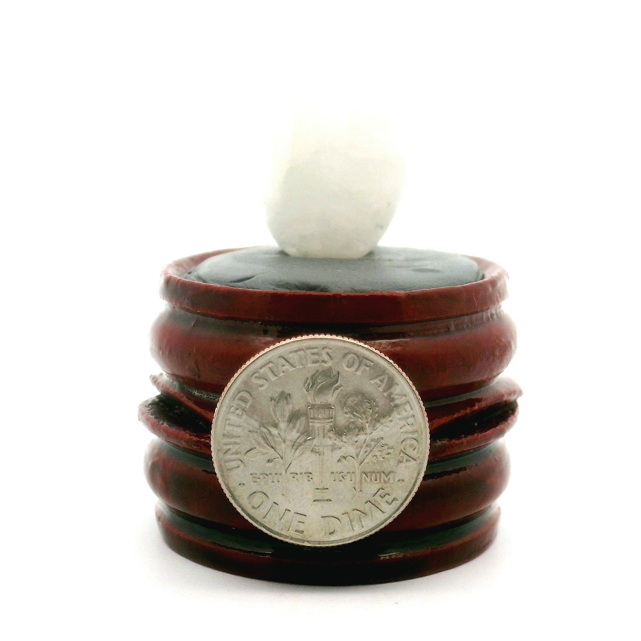 Tugtupite Palm Stone for Joy, Manifestation, Romance, Relationship Healing and Good Luck
