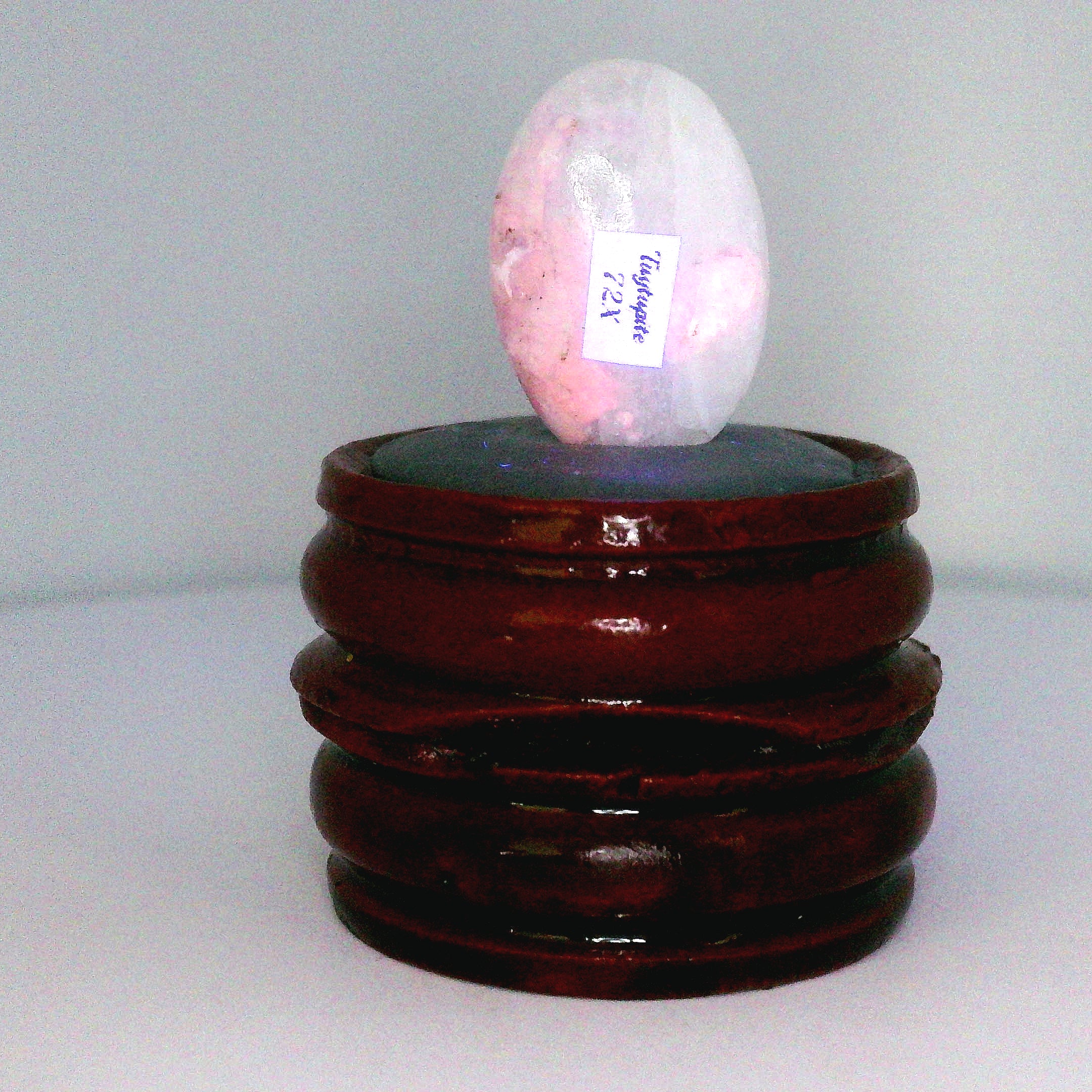 Tugtupite Palm Stone for Joy, Manifestation, Romance, Relationship Healing and Good Luck