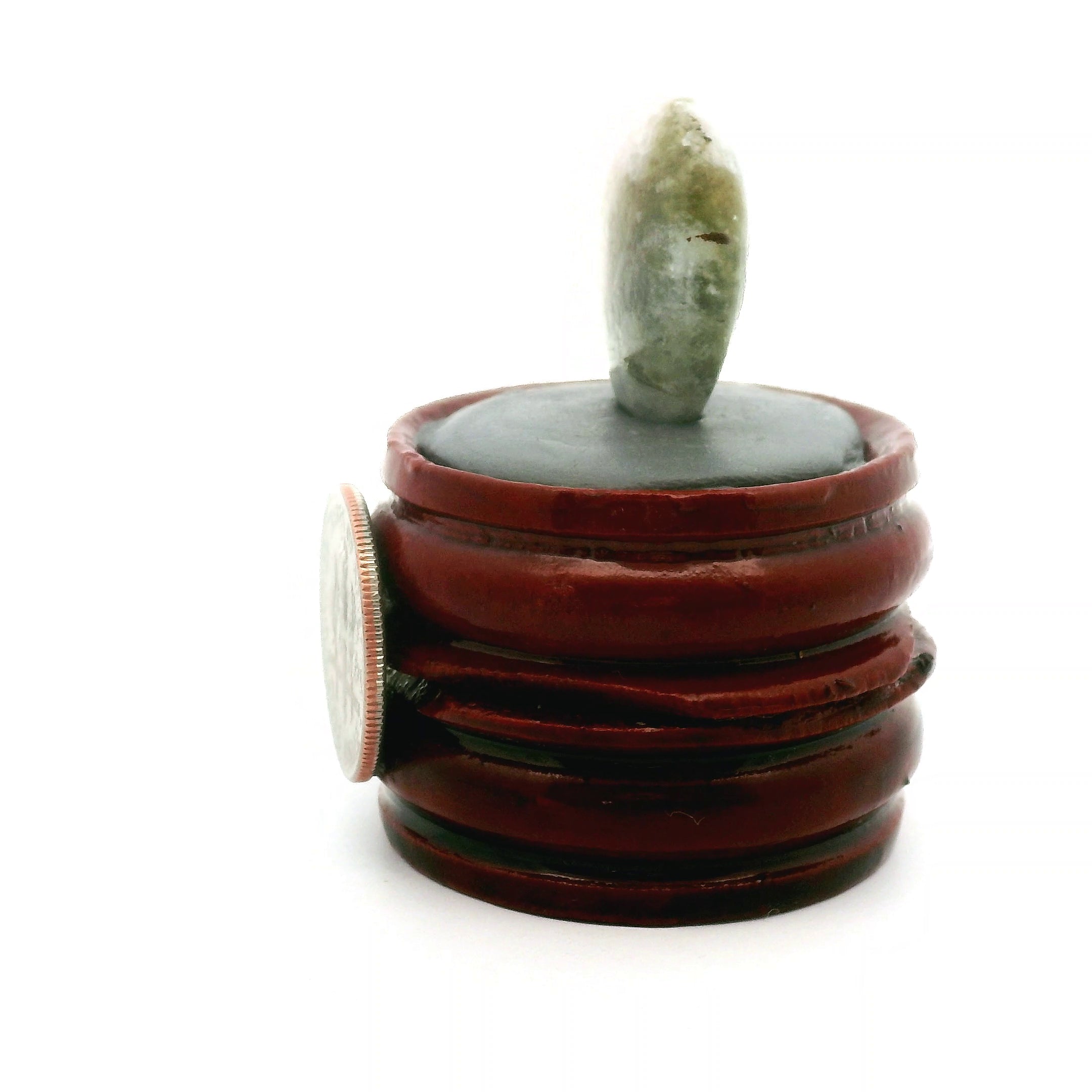 Tugtupite Palm Stone for Joy, Manifestation, Romance, Relationship Healing and Good Luck