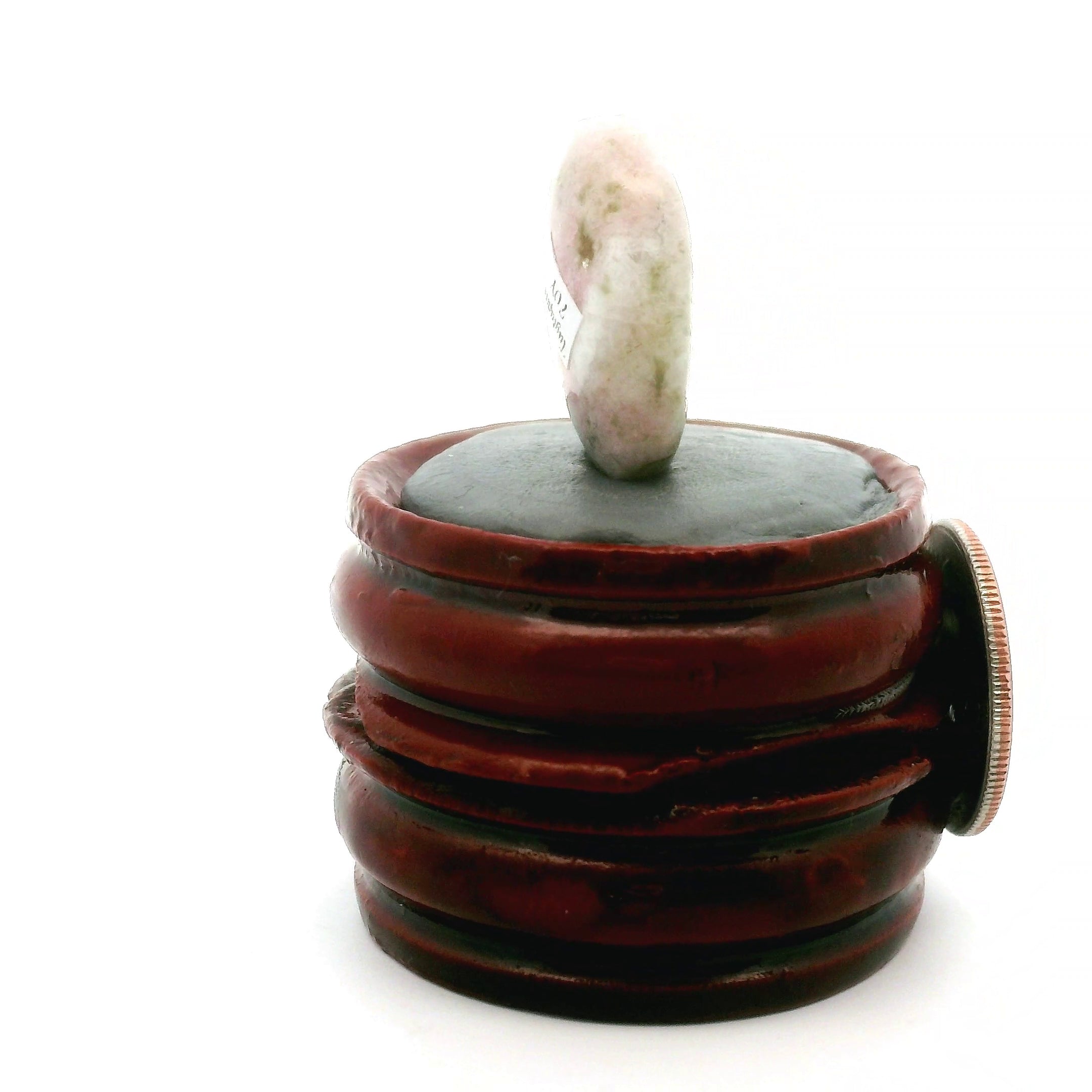 Tugtupite Palm Stone for Joy, Manifestation, Romance, Relationship Healing and Good Luck