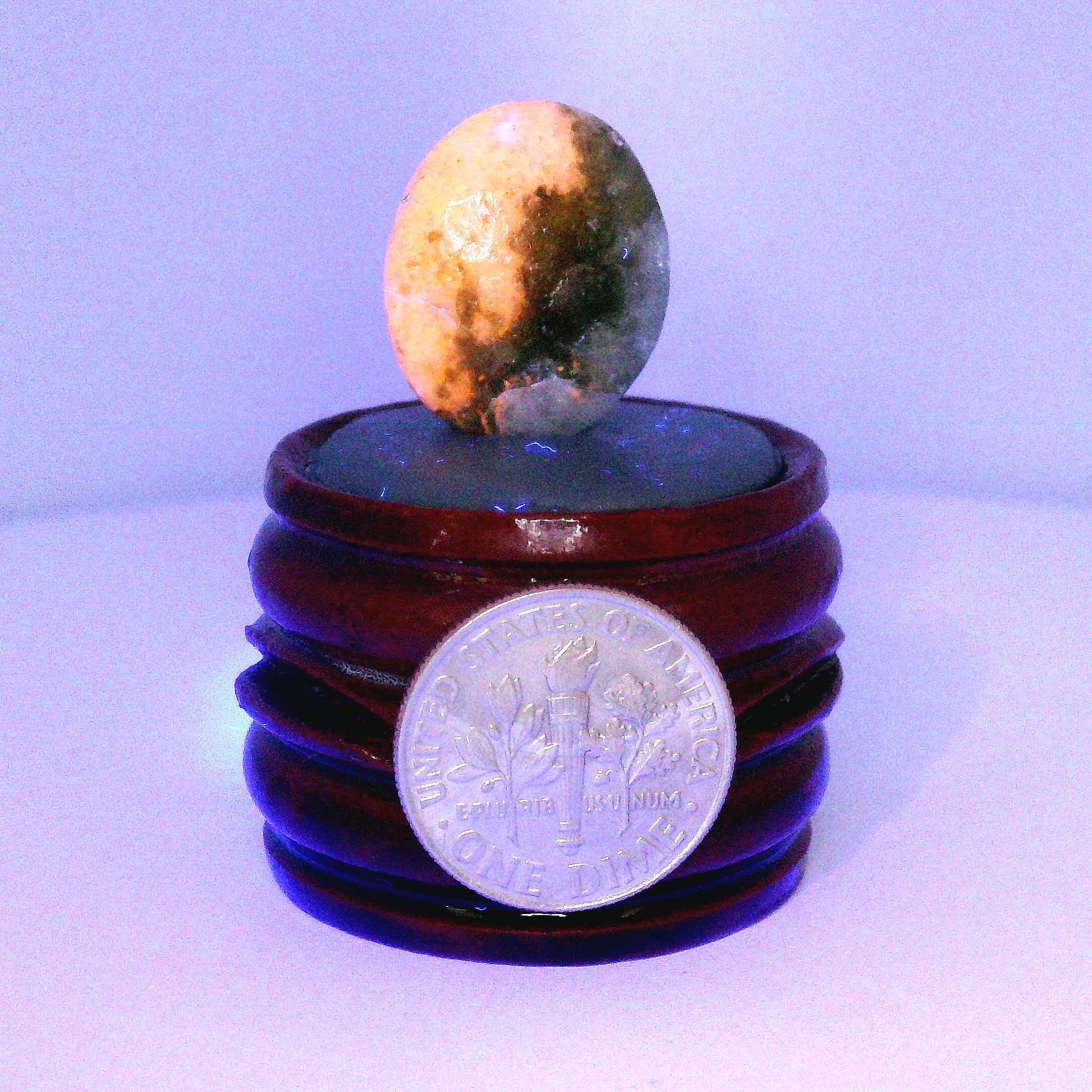 Tugtupite Palm Stone for Joy, Manifestation, Romance, Relationship Healing and Good Luck