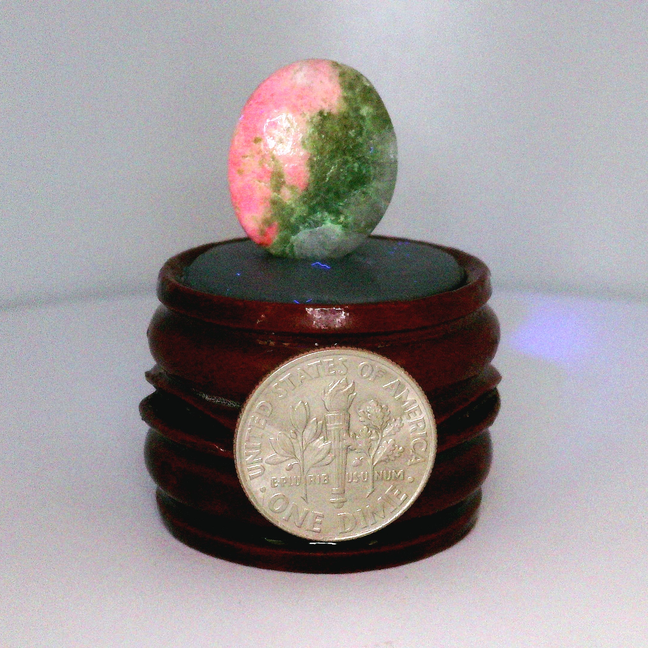 Tugtupite Palm Stone for Joy, Manifestation, Romance, Relationship Healing and Good Luck