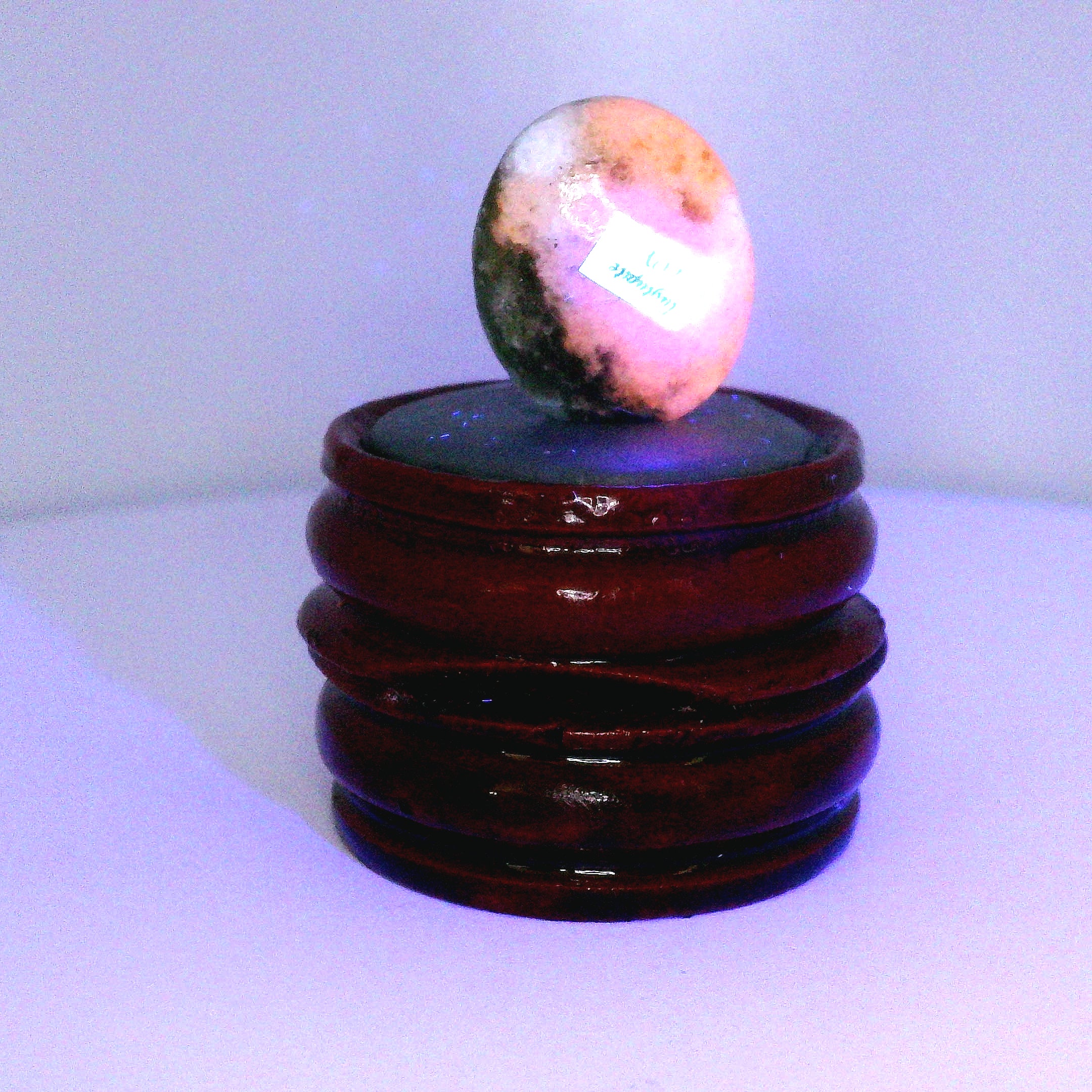 Tugtupite Palm Stone for Joy, Manifestation, Romance, Relationship Healing and Good Luck