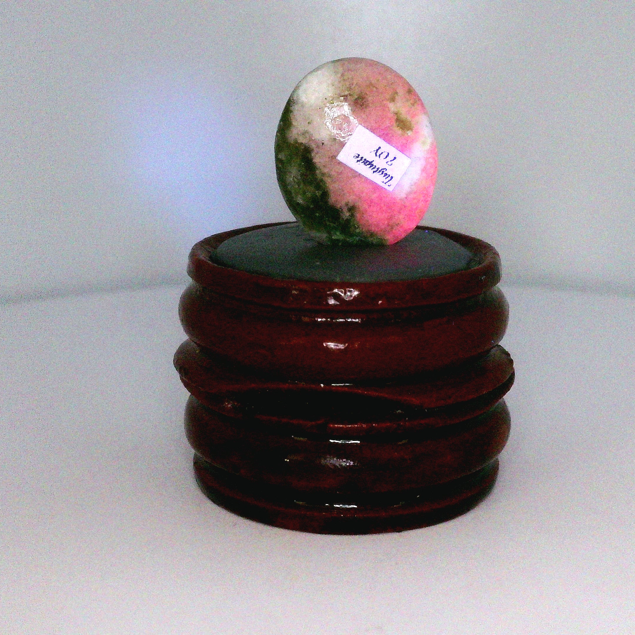 Tugtupite Palm Stone for Joy, Manifestation, Romance, Relationship Healing and Good Luck