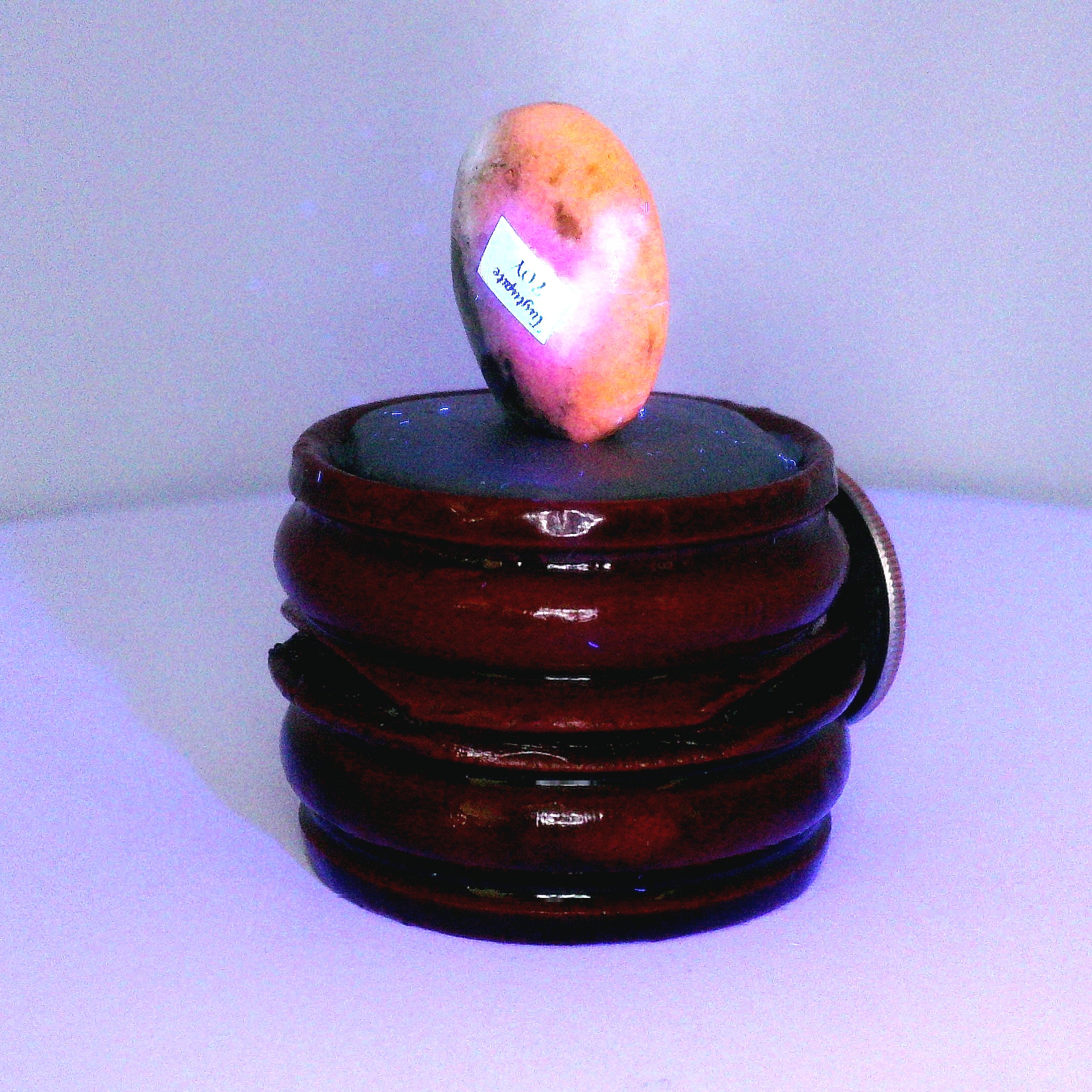 Tugtupite Palm Stone for Joy, Manifestation, Romance, Relationship Healing and Good Luck