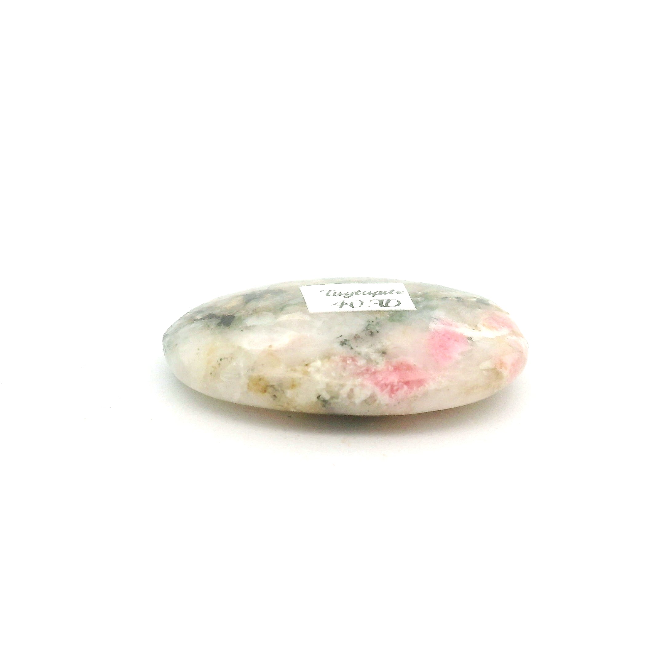 Tugtupite Palm Stone for Joy, Manifestation, Romance, Relationship Healing and Good Luck