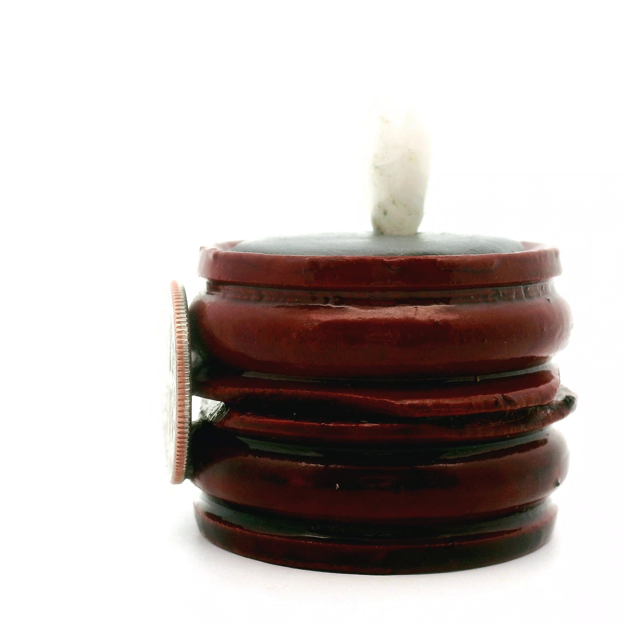 Tugtupite Palm Stone for Joy, Manifestation, Romance, Relationship Healing and Good Luck