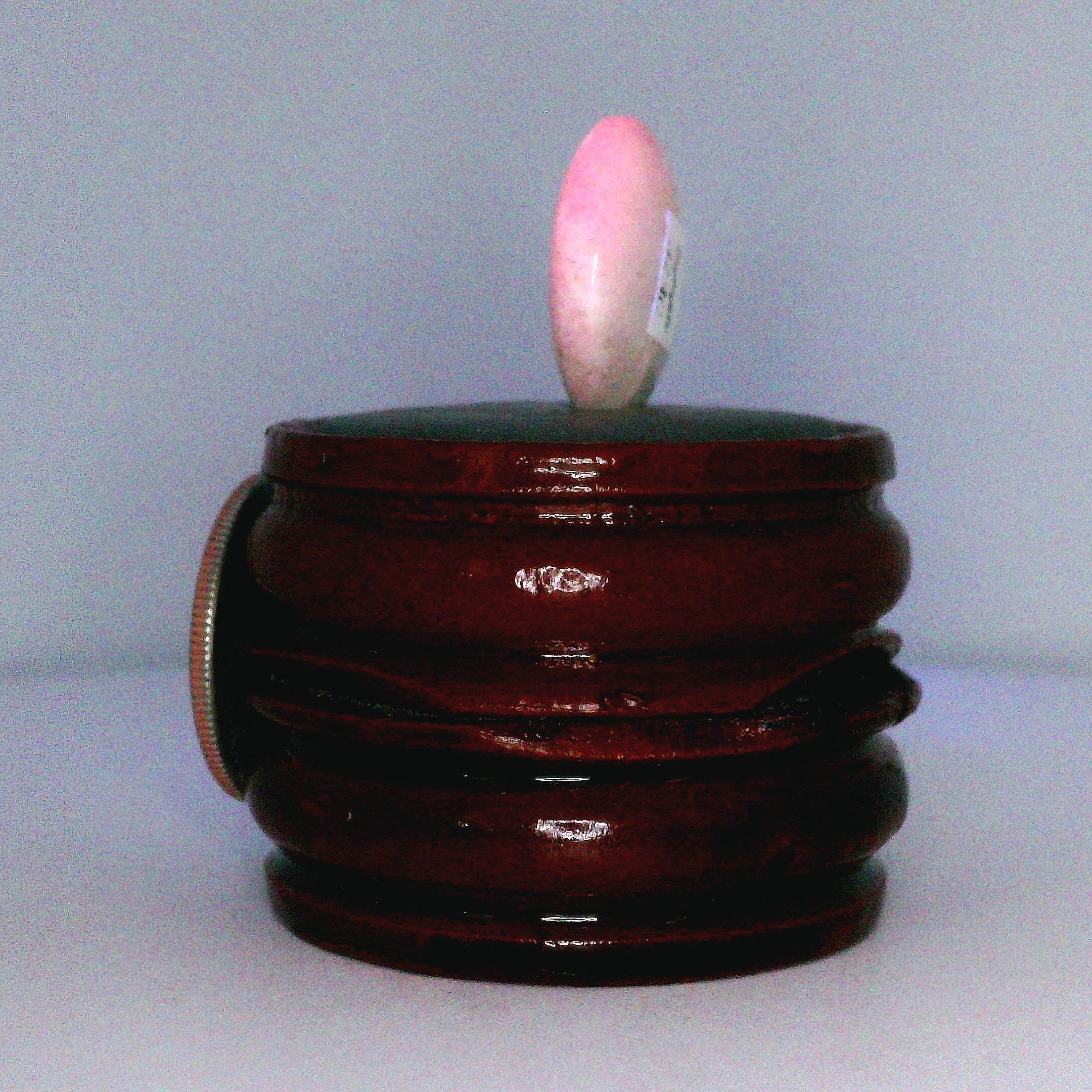 Tugtupite Palm Stone for Joy, Manifestation, Romance, Relationship Healing and Good Luck