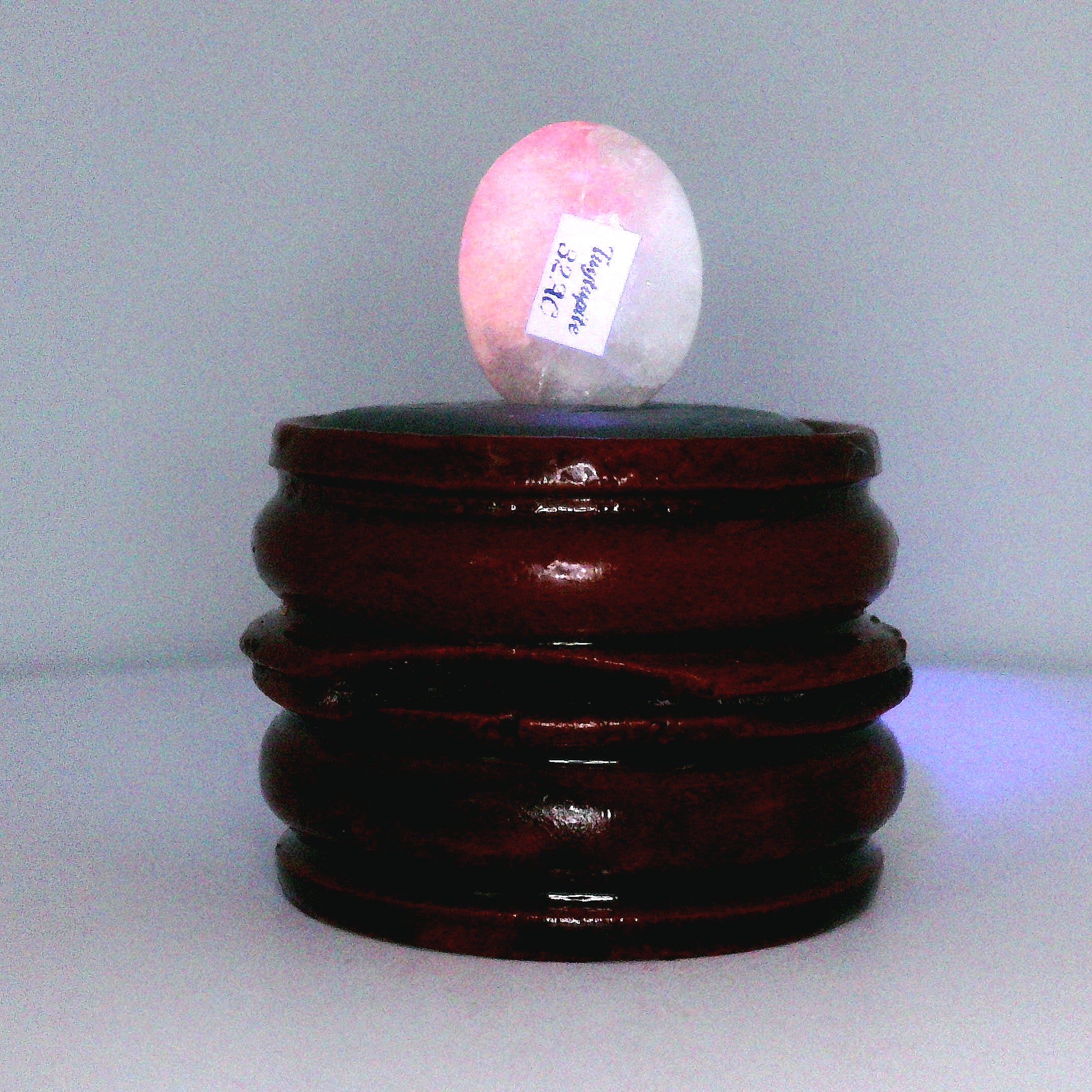 Tugtupite Palm Stone for Joy, Manifestation, Romance, Relationship Healing and Good Luck
