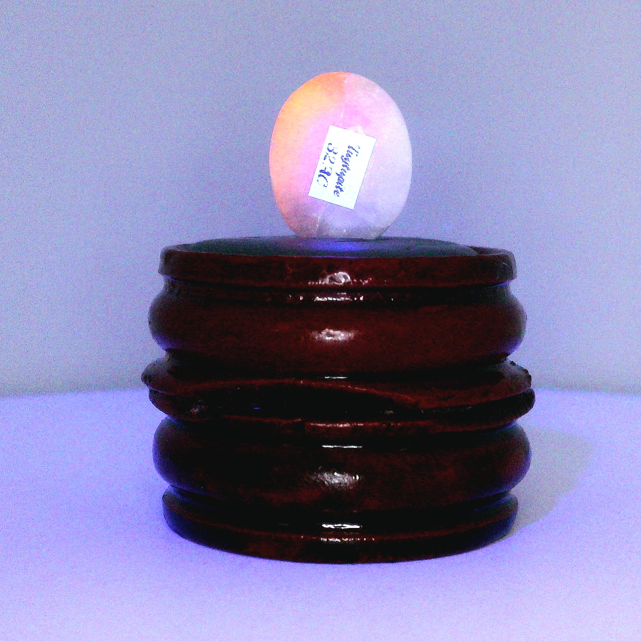 Tugtupite Palm Stone for Joy, Manifestation, Romance, Relationship Healing and Good Luck