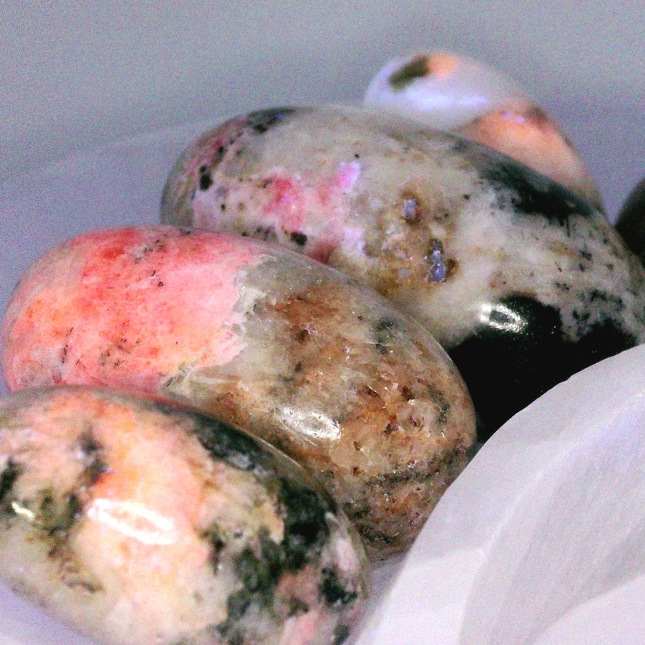 Tugtupite Lingam for Joy, Manifestation, Romance, Relationship Healing and Good Luck