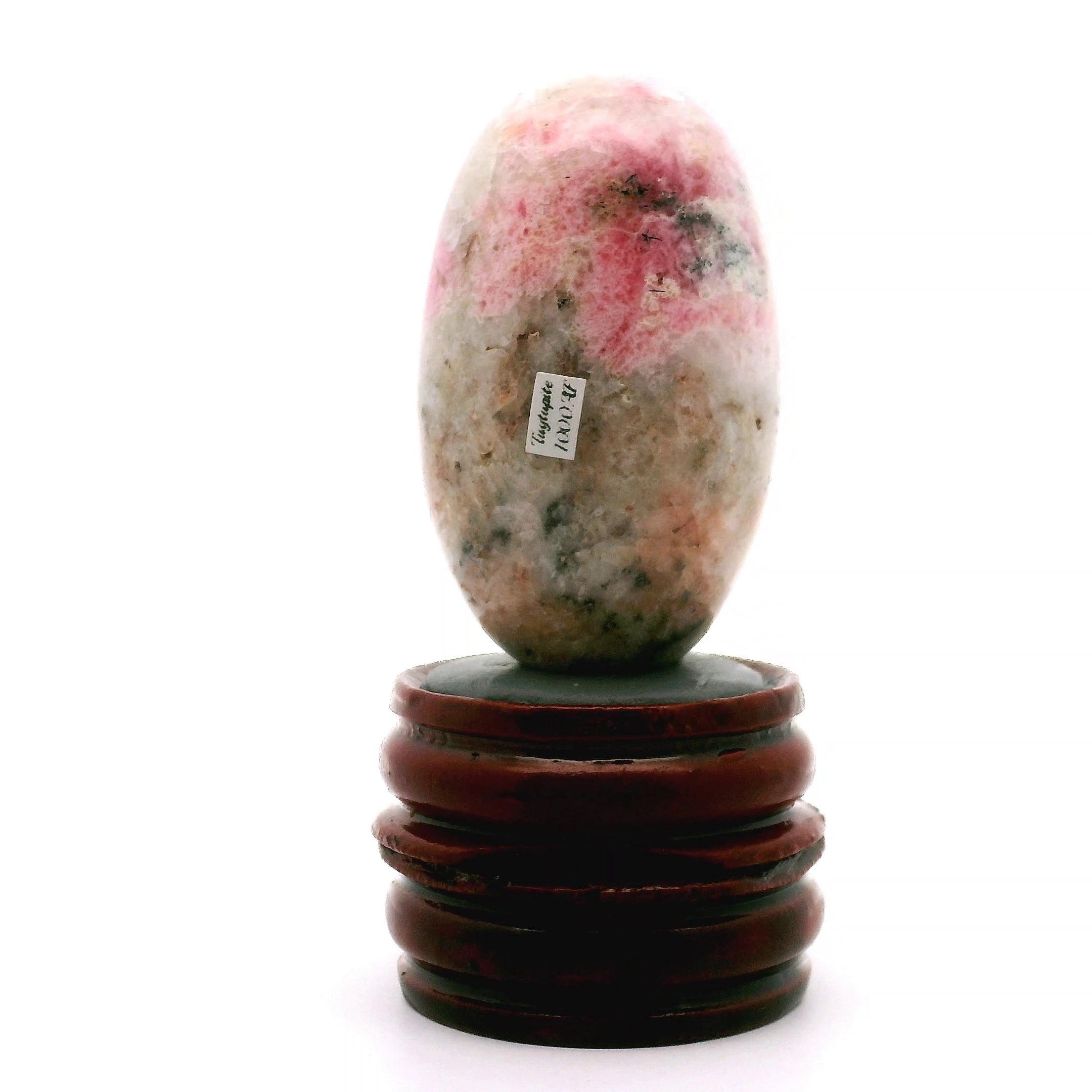 Tugtupite Lingam for Joy, Manifestation, Romance, Relationship Healing and Good Luck