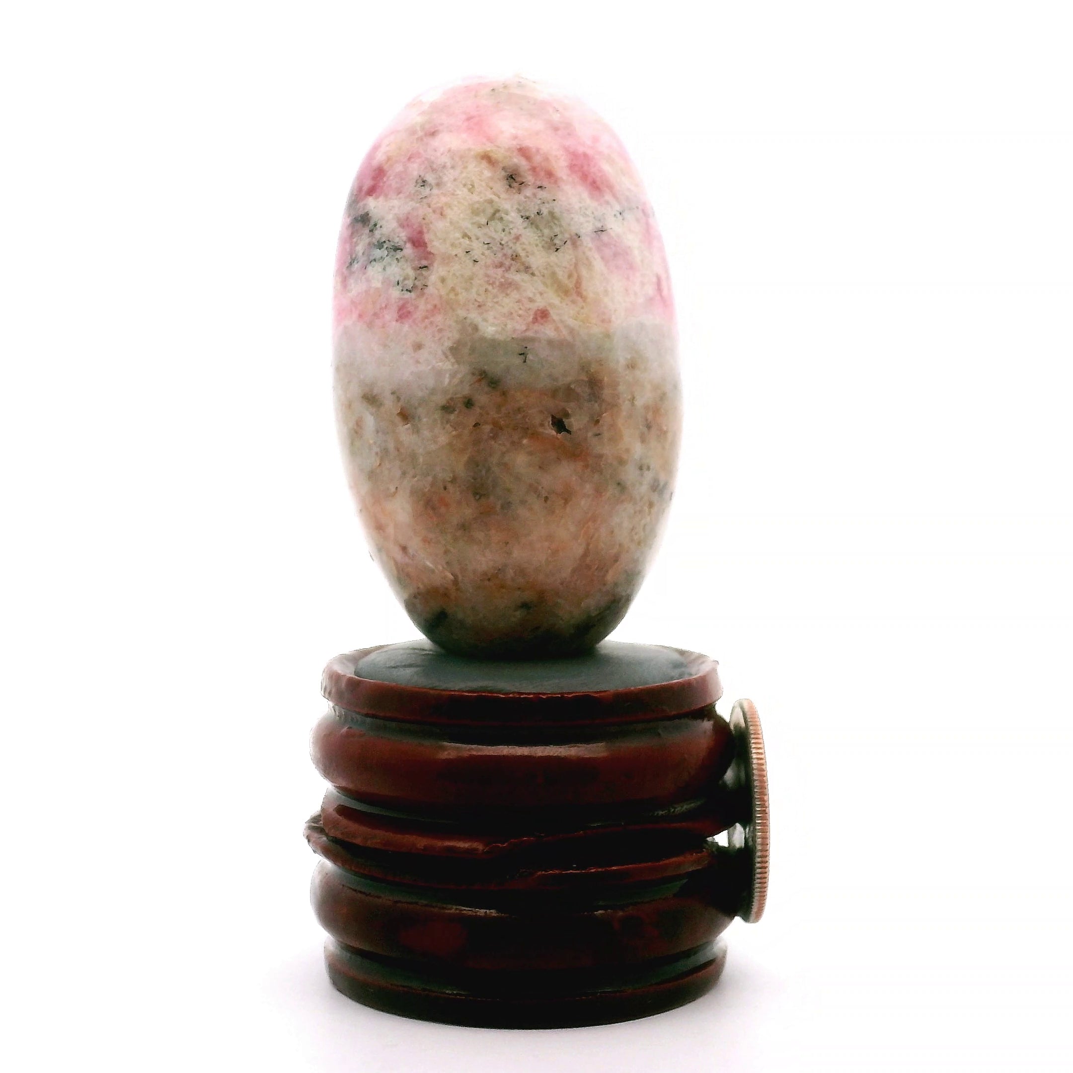 Tugtupite Lingam for Joy, Manifestation, Romance, Relationship Healing and Good Luck