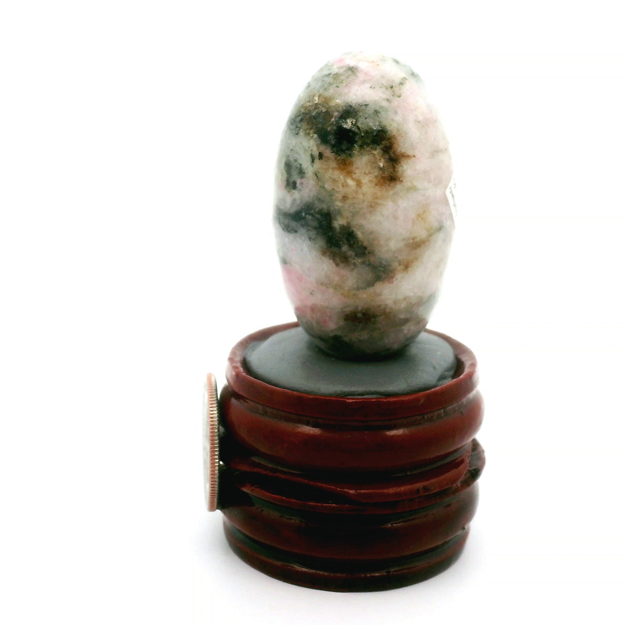 Tugtupite Lingam for Joy, Manifestation, Romance, Relationship Healing and Good Luck