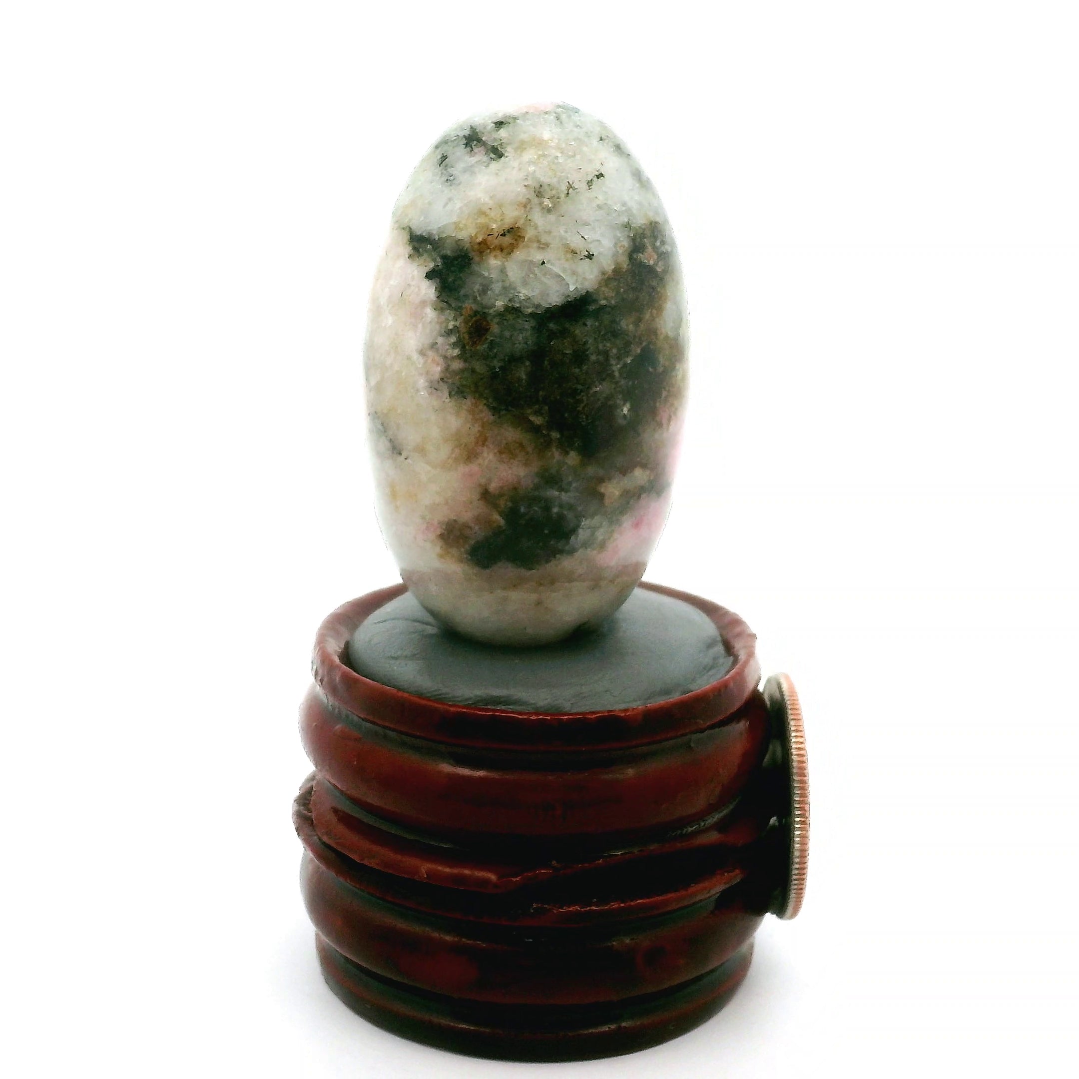 Tugtupite Lingam for Joy, Manifestation, Romance, Relationship Healing and Good Luck