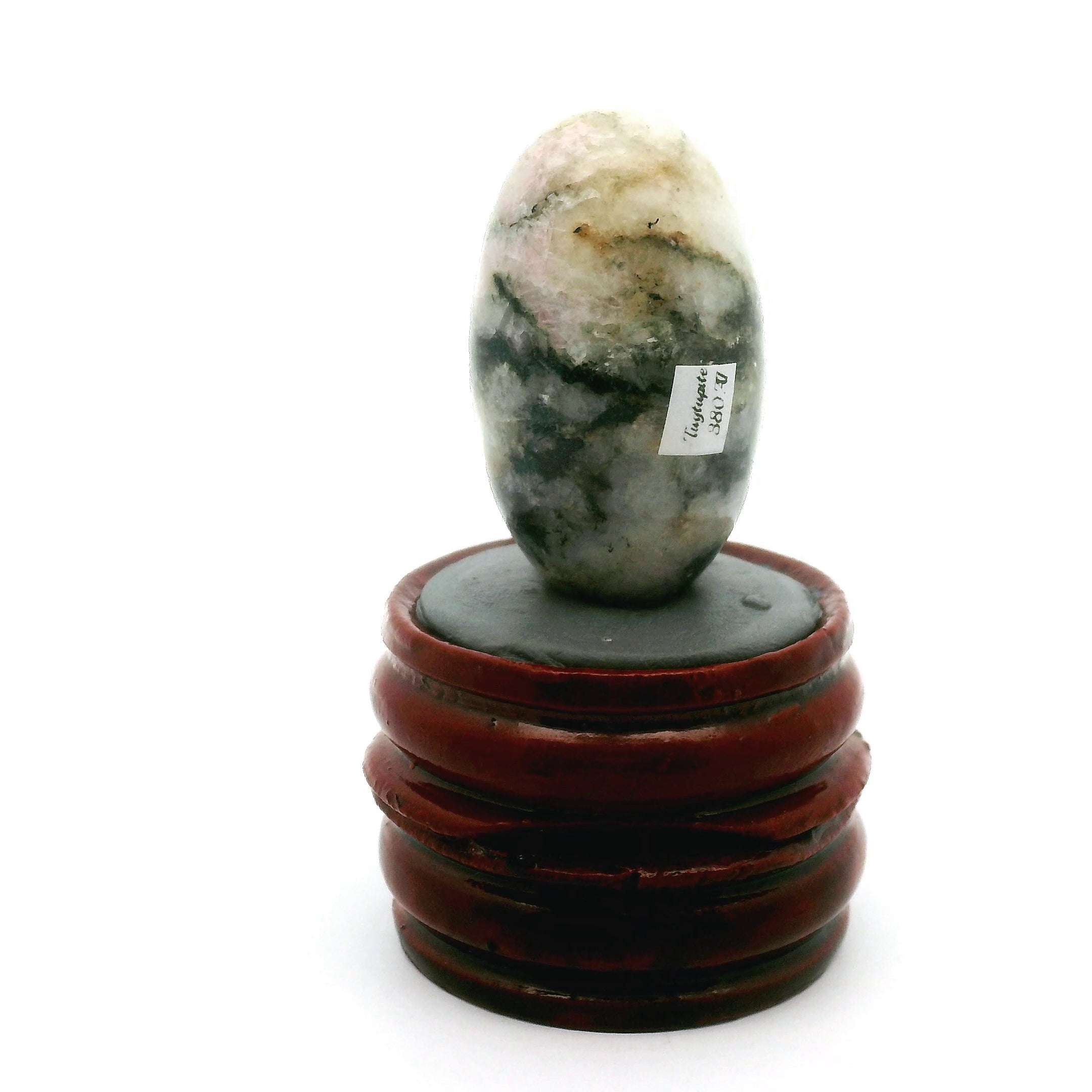 Tugtupite Lingam for Joy, Manifestation, Romance, Relationship Healing and Good Luck