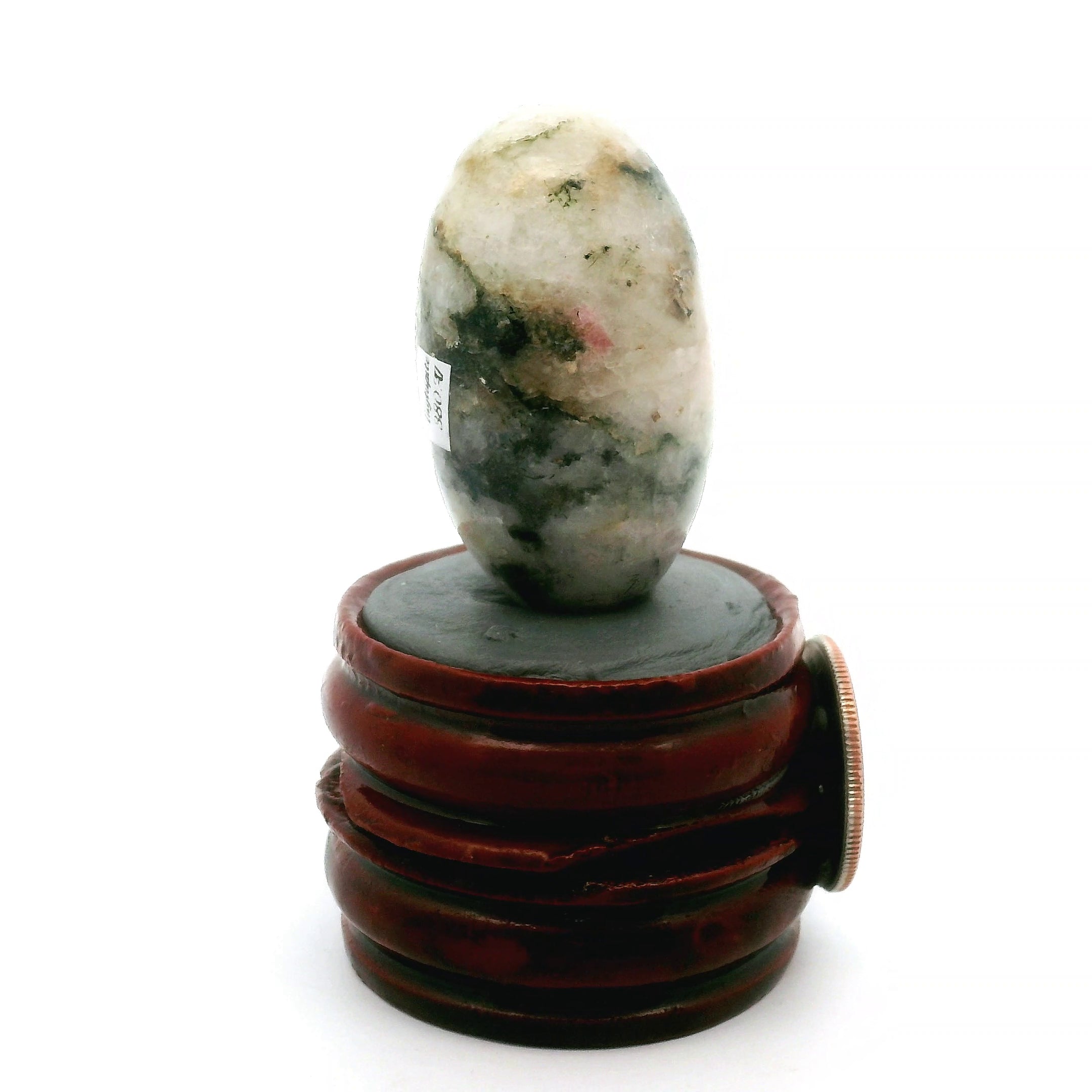 Tugtupite Lingam for Joy, Manifestation, Romance, Relationship Healing and Good Luck