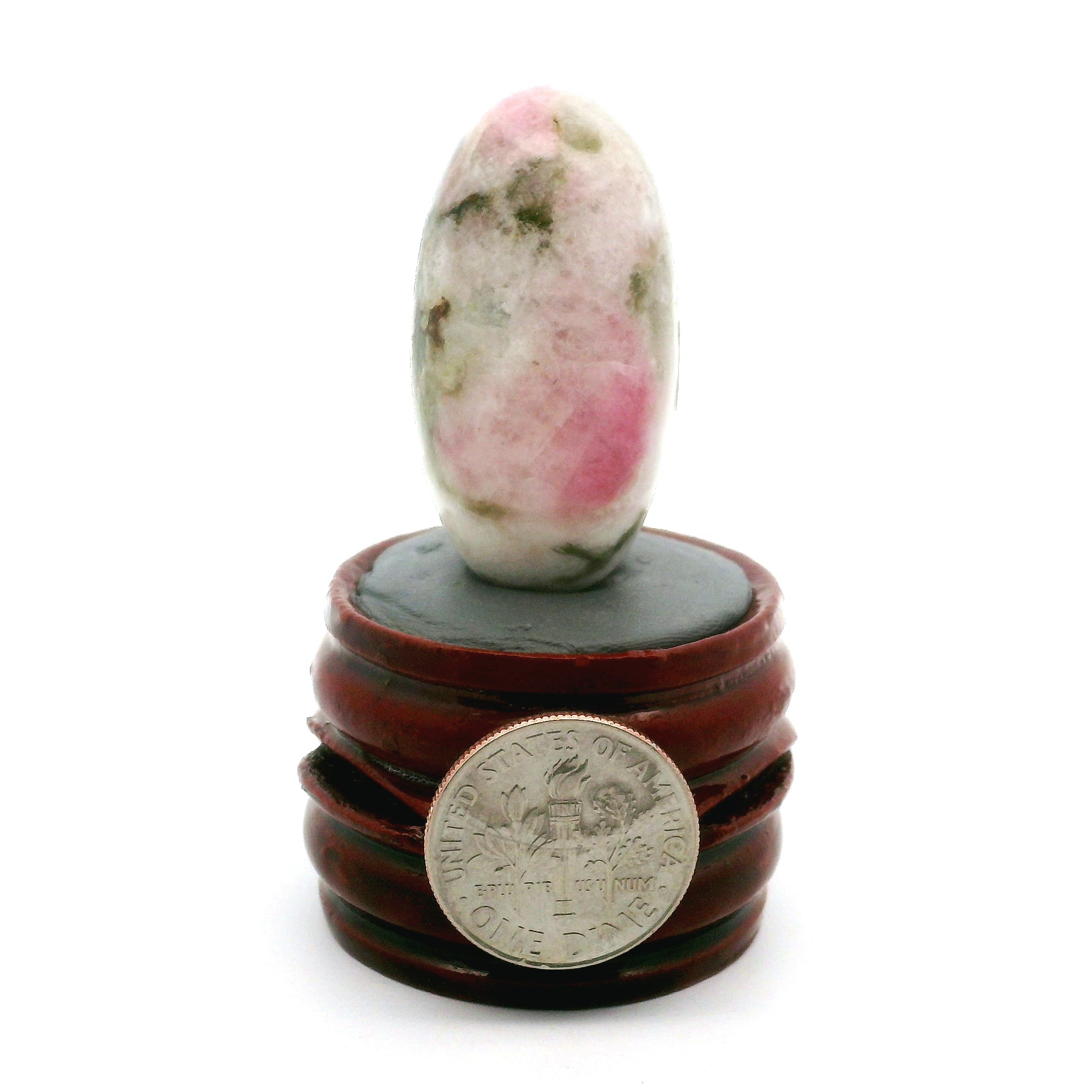 Tugtupite Lingam for Joy, Manifestation, Romance, Relationship Healing and Good Luck