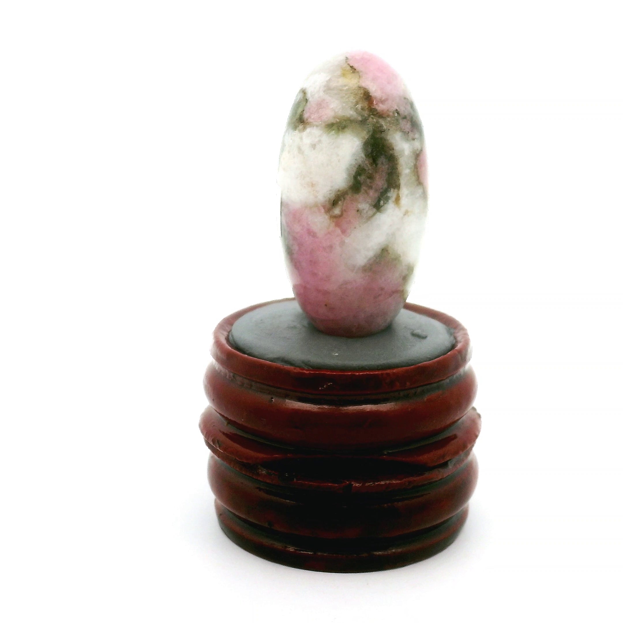 Tugtupite Lingam for Joy, Manifestation, Romance, Relationship Healing and Good Luck