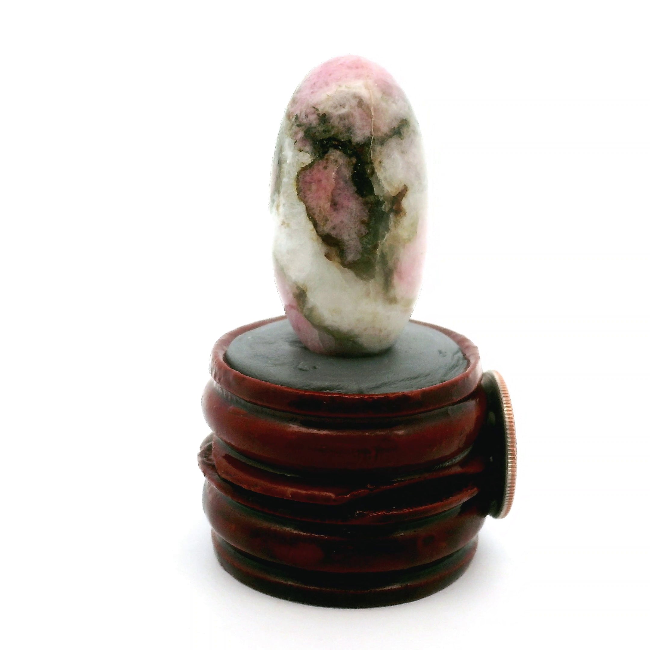 Tugtupite Lingam for Joy, Manifestation, Romance, Relationship Healing and Good Luck