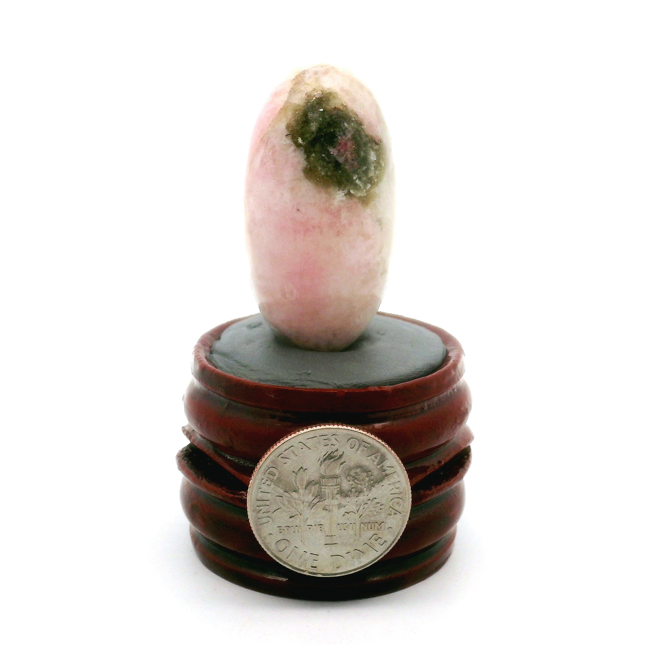 Tugtupite Lingam for Joy, Manifestation, Romance, Relationship Healing and Good Luck