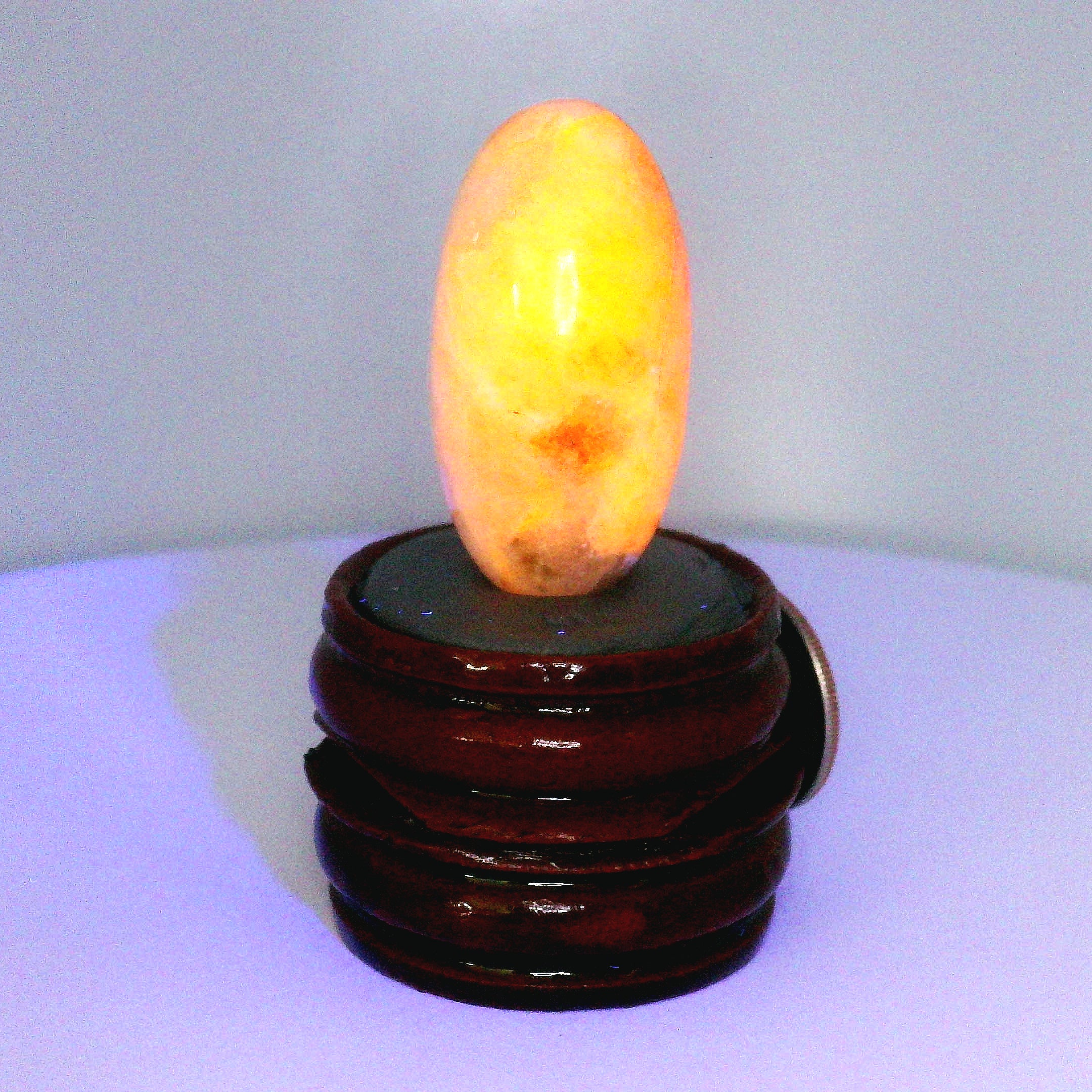 Tugtupite Lingam for Joy, Manifestation, Romance, Relationship Healing and Good Luck