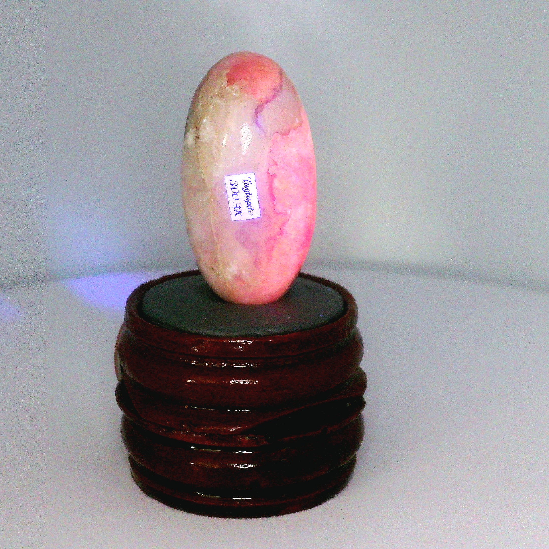 Tugtupite Lingam for Joy, Manifestation, Romance, Relationship Healing and Good Luck
