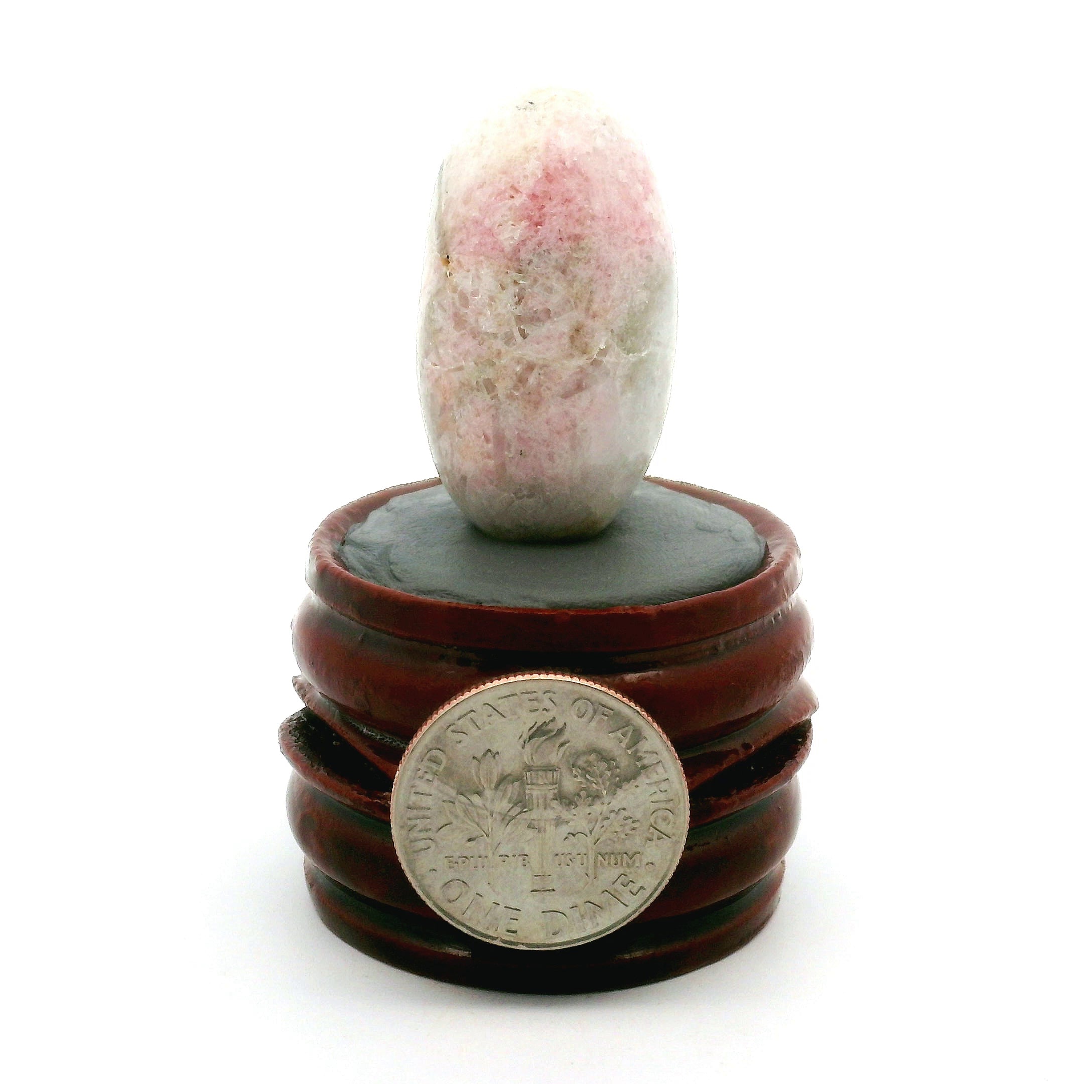 Tugtupite Lingam for Joy, Manifestation, Romance, Relationship Healing and Good Luck