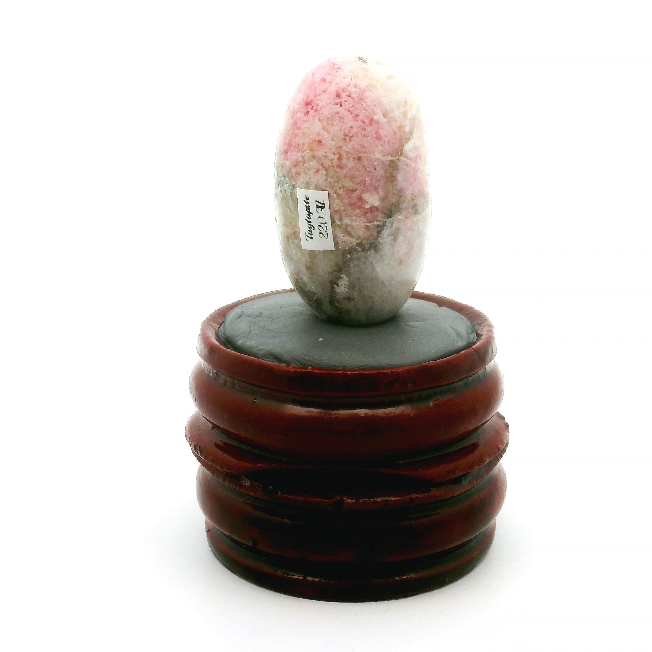 Tugtupite Lingam for Joy, Manifestation, Romance, Relationship Healing and Good Luck