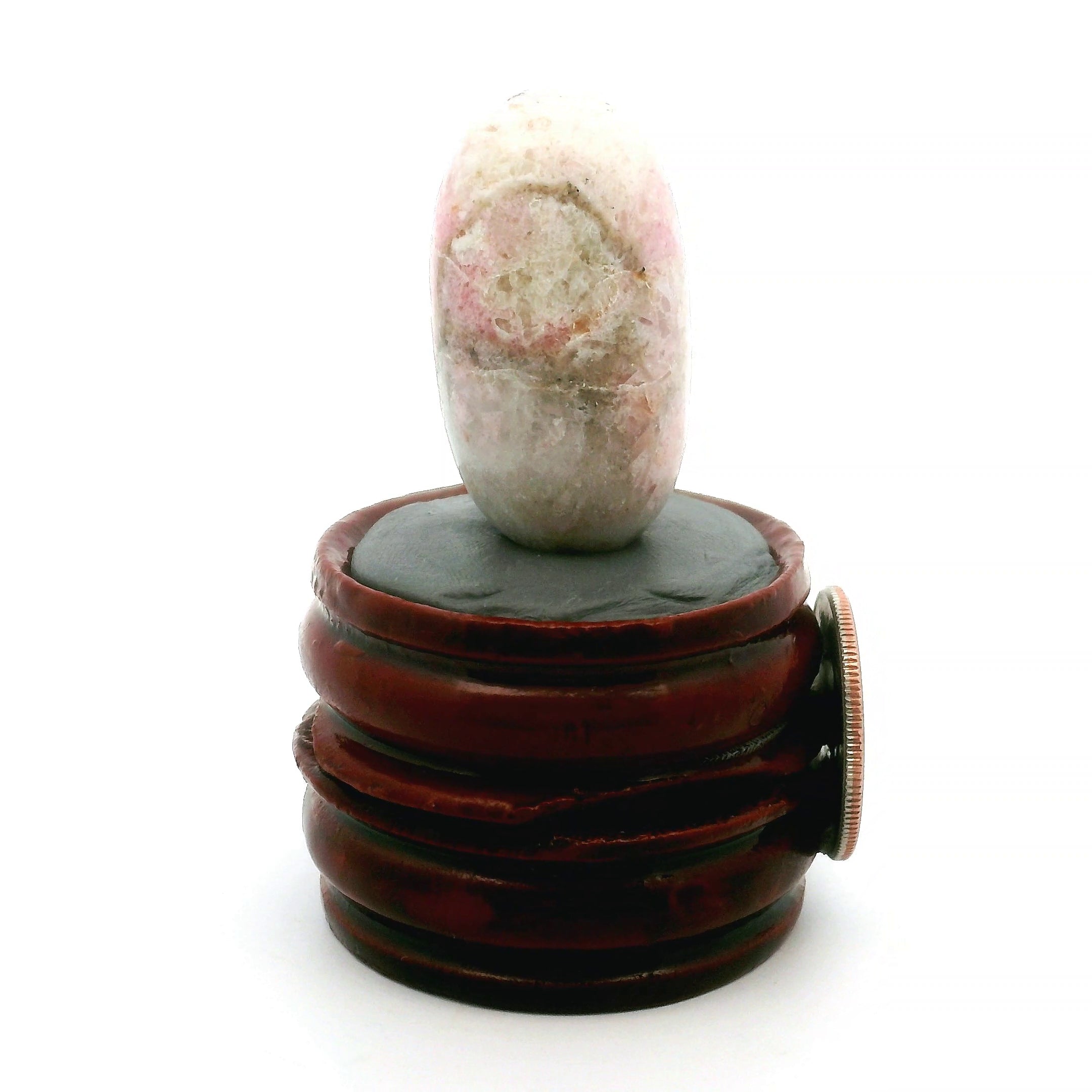 Tugtupite Lingam for Joy, Manifestation, Romance, Relationship Healing and Good Luck