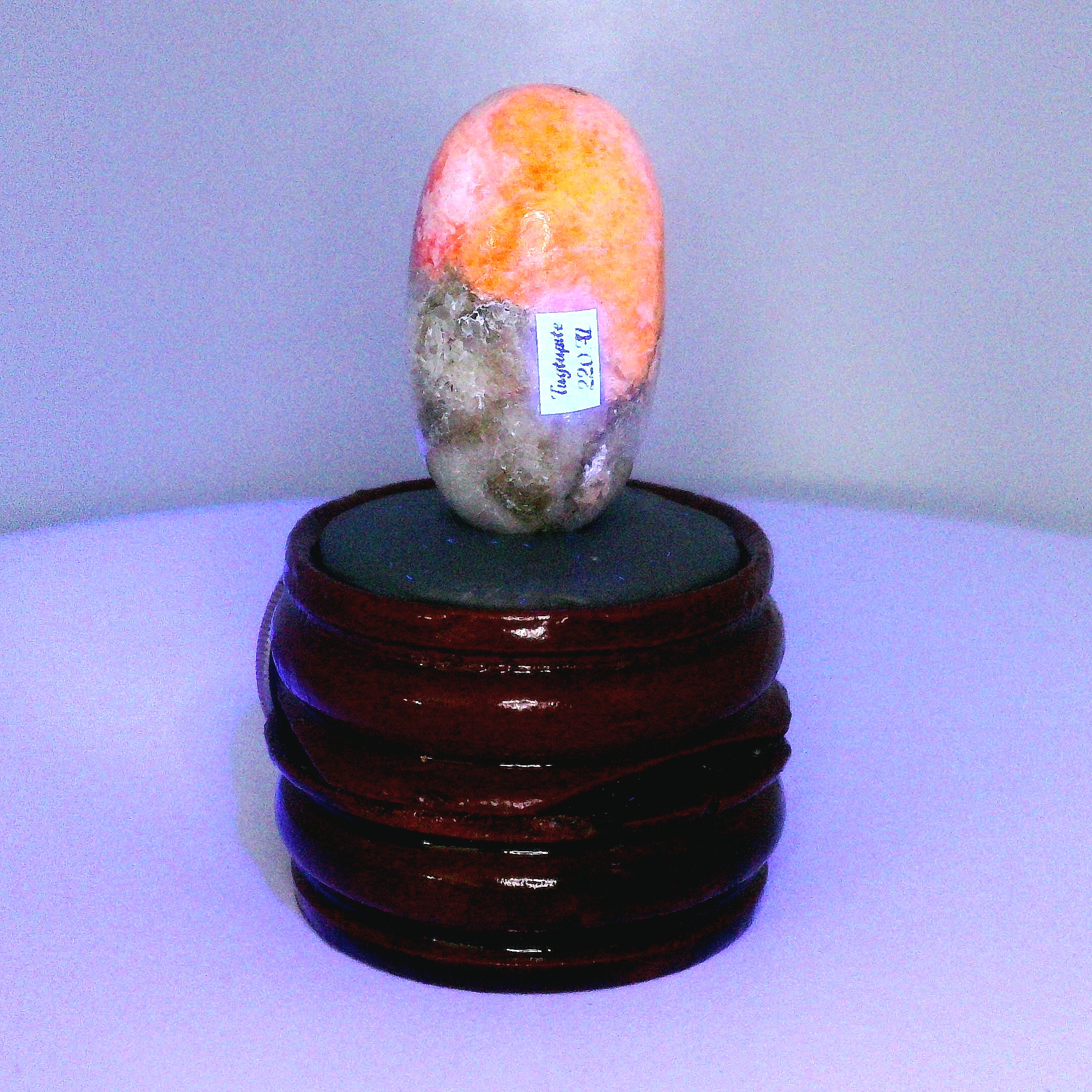 Tugtupite Lingam for Joy, Manifestation, Romance, Relationship Healing and Good Luck