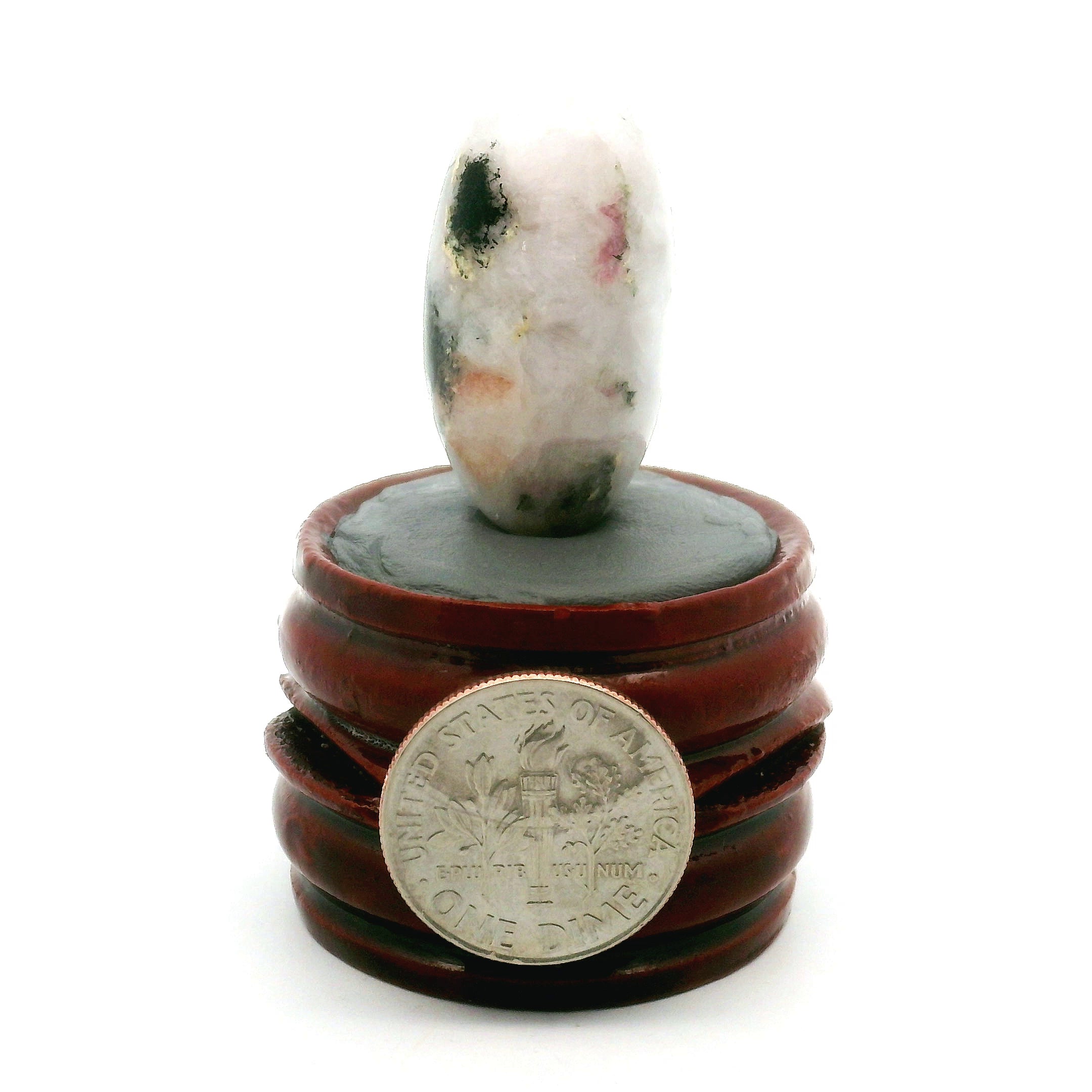 Tugtupite Lingam for Joy, Manifestation, Romance, Relationship Healing and Good Luck