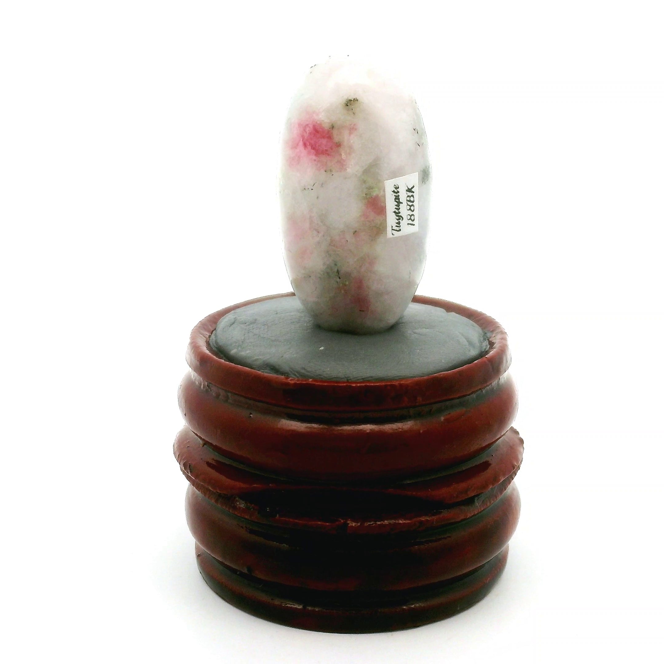 Tugtupite Lingam for Joy, Manifestation, Romance, Relationship Healing and Good Luck