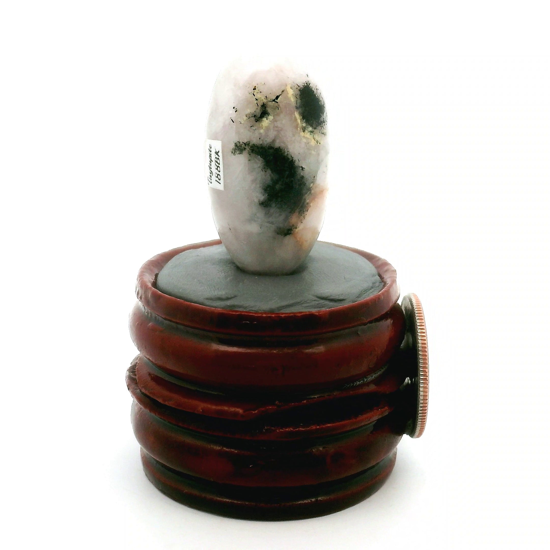 Tugtupite Lingam for Joy, Manifestation, Romance, Relationship Healing and Good Luck