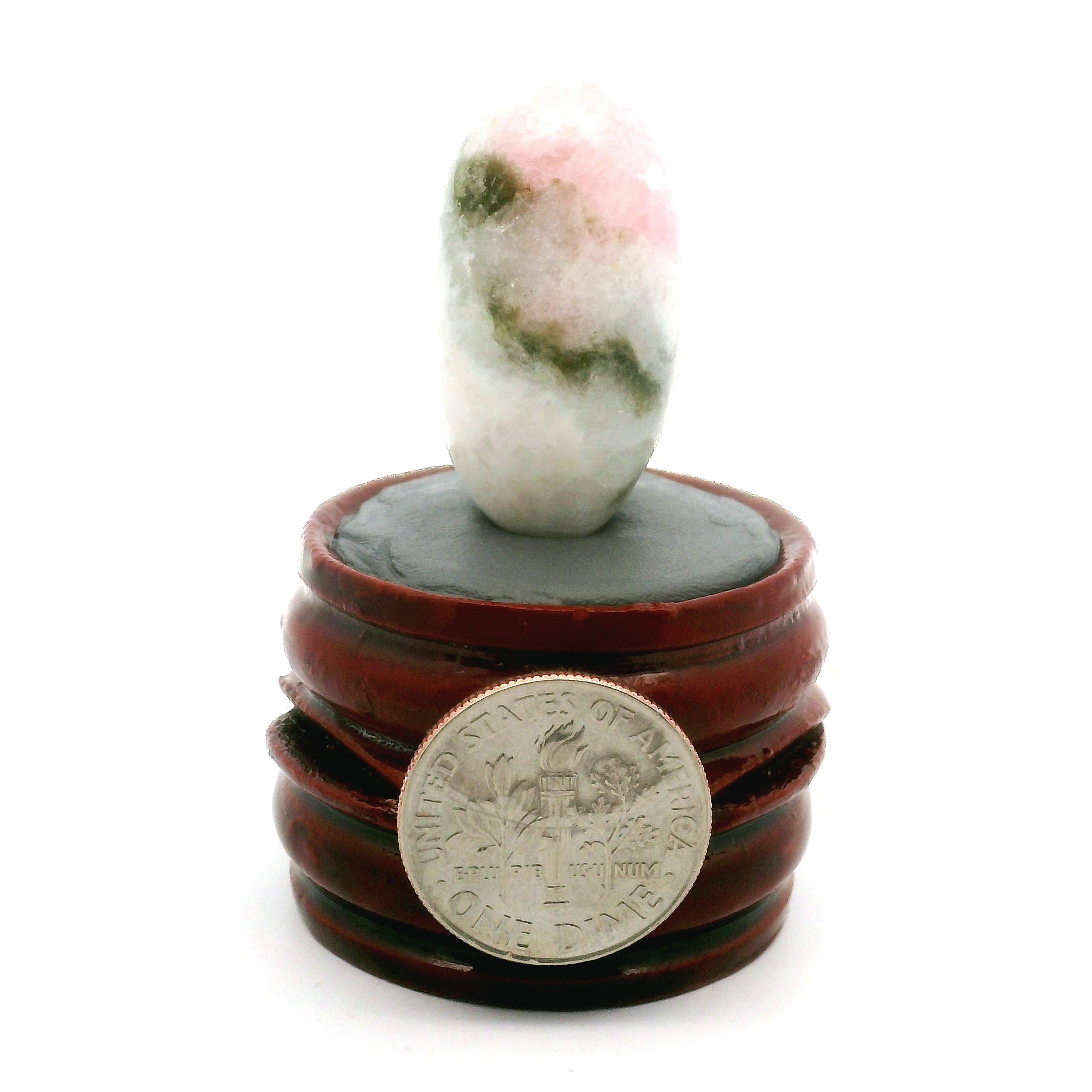 Tugtupite Lingam for Joy, Manifestation, Romance, Relationship Healing and Good Luck