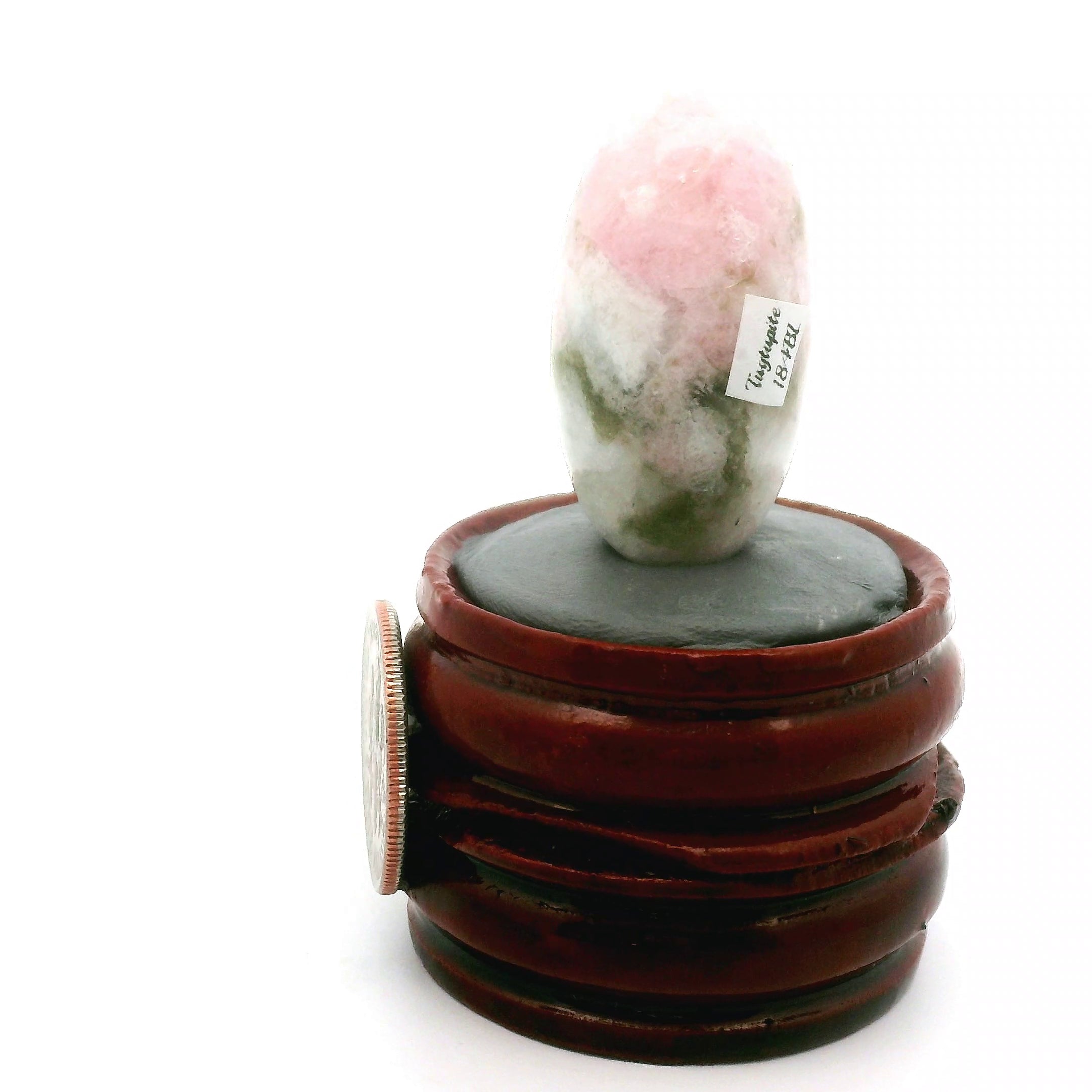 Tugtupite Lingam for Joy, Manifestation, Romance, Relationship Healing and Good Luck