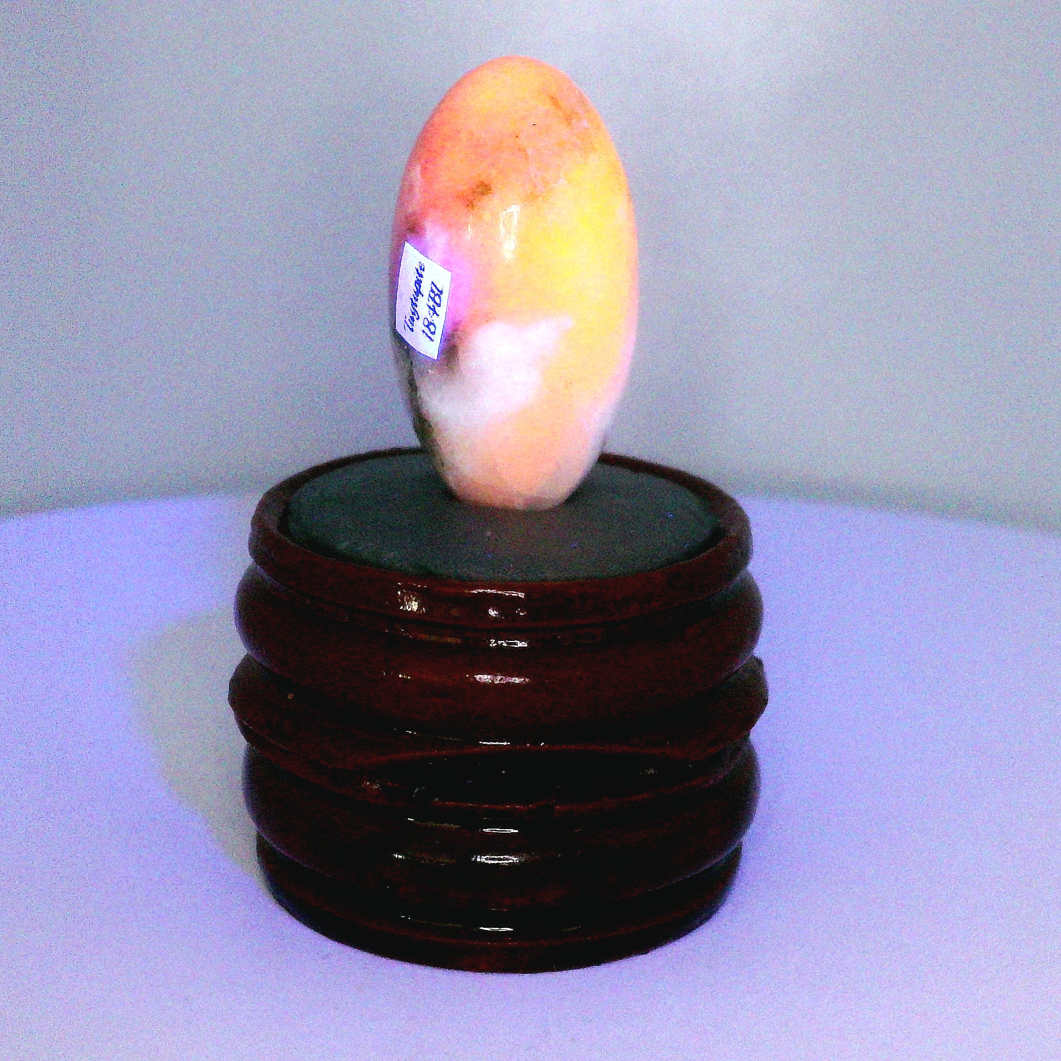 Tugtupite Lingam for Joy, Manifestation, Romance, Relationship Healing and Good Luck
