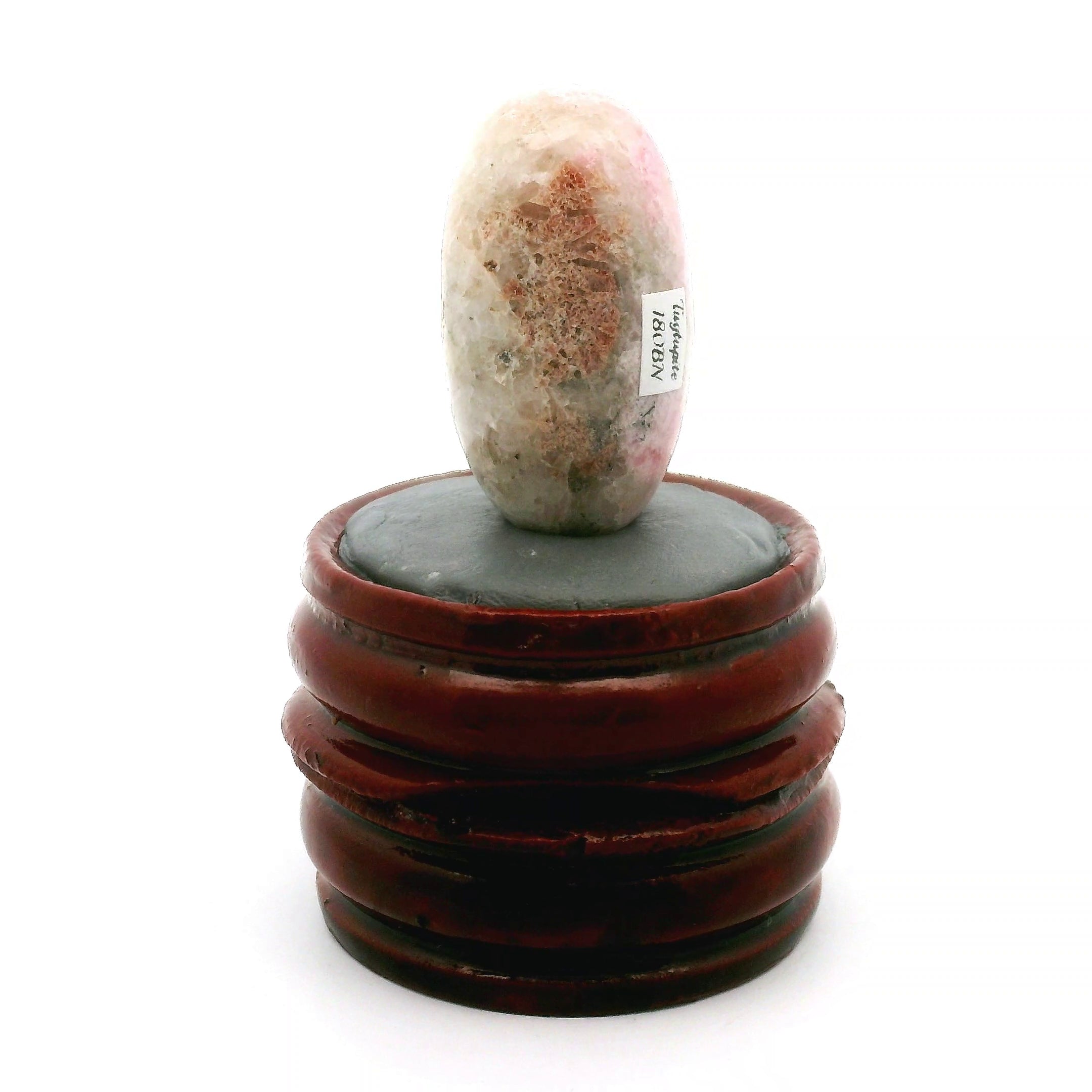 Tugtupite Lingam for Joy, Manifestation, Romance, Relationship Healing and Good Luck