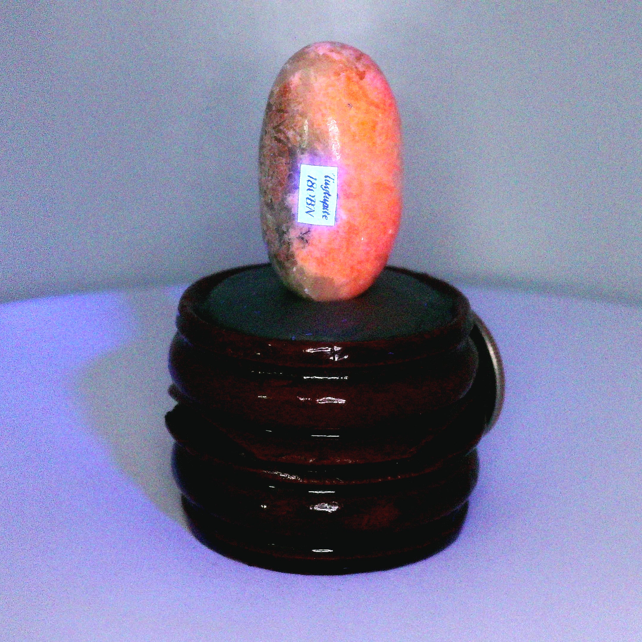 Tugtupite Lingam for Joy, Manifestation, Romance, Relationship Healing and Good Luck
