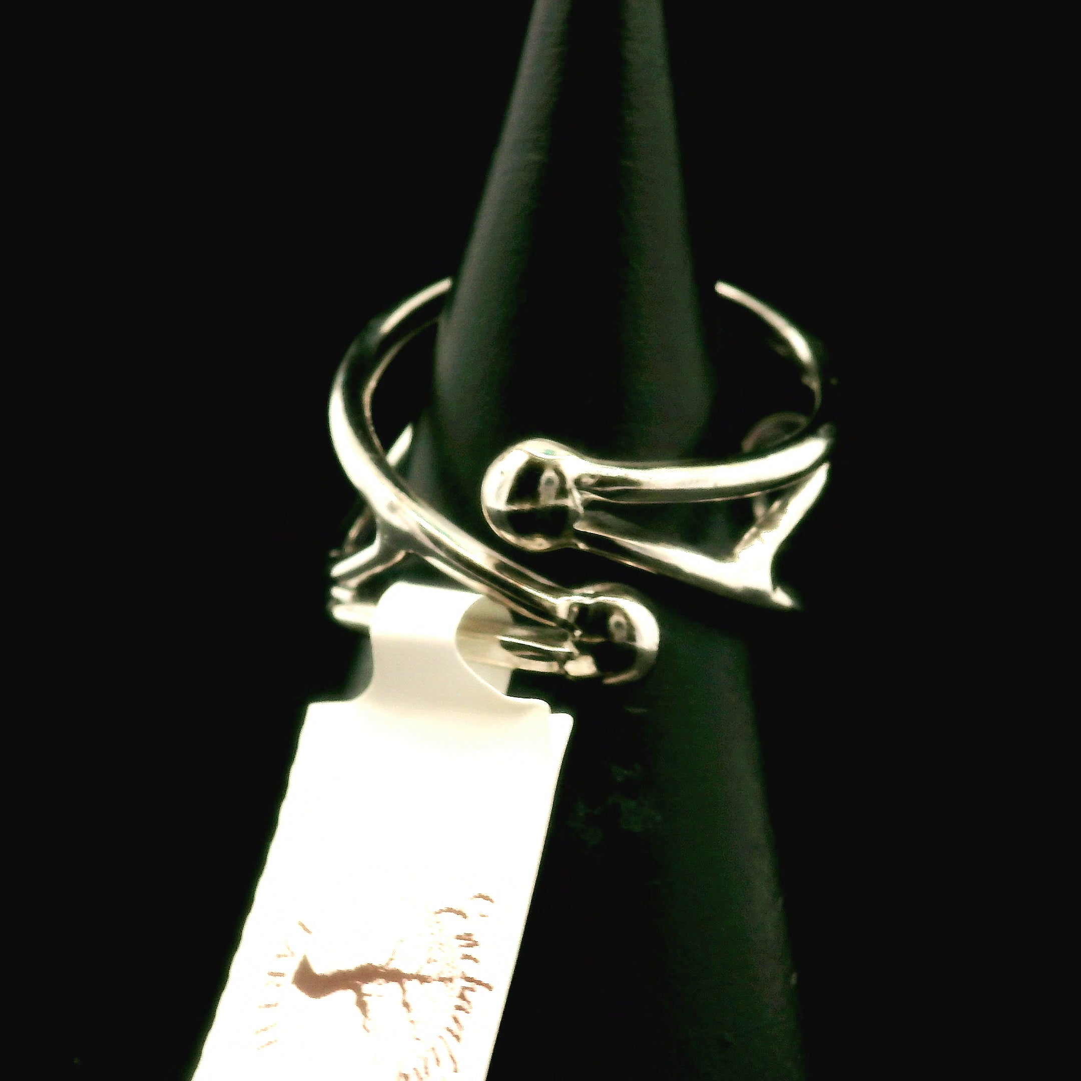 Amethyst Buddha Cuff Ring .925 Silver for Enhancing your Intuitive Gifts