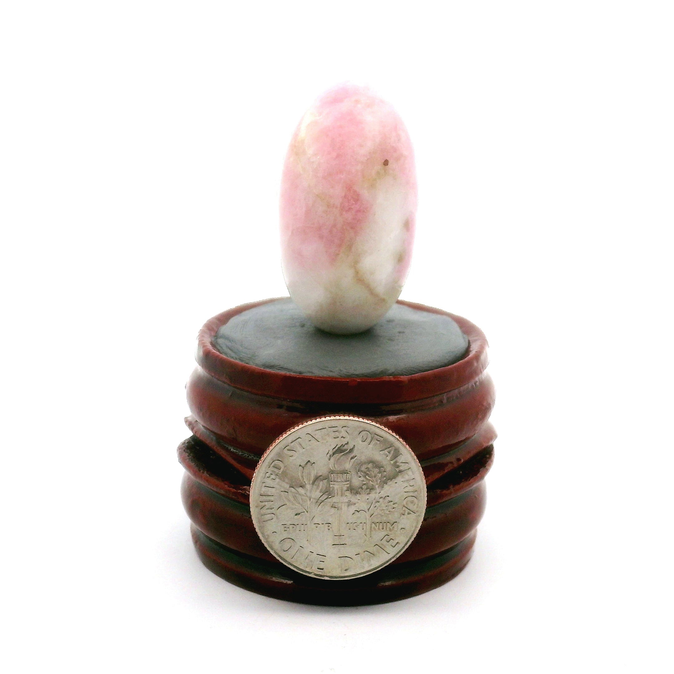Tugtupite Lingam for Joy, Manifestation, Romance, Relationship Healing and Good Luck
