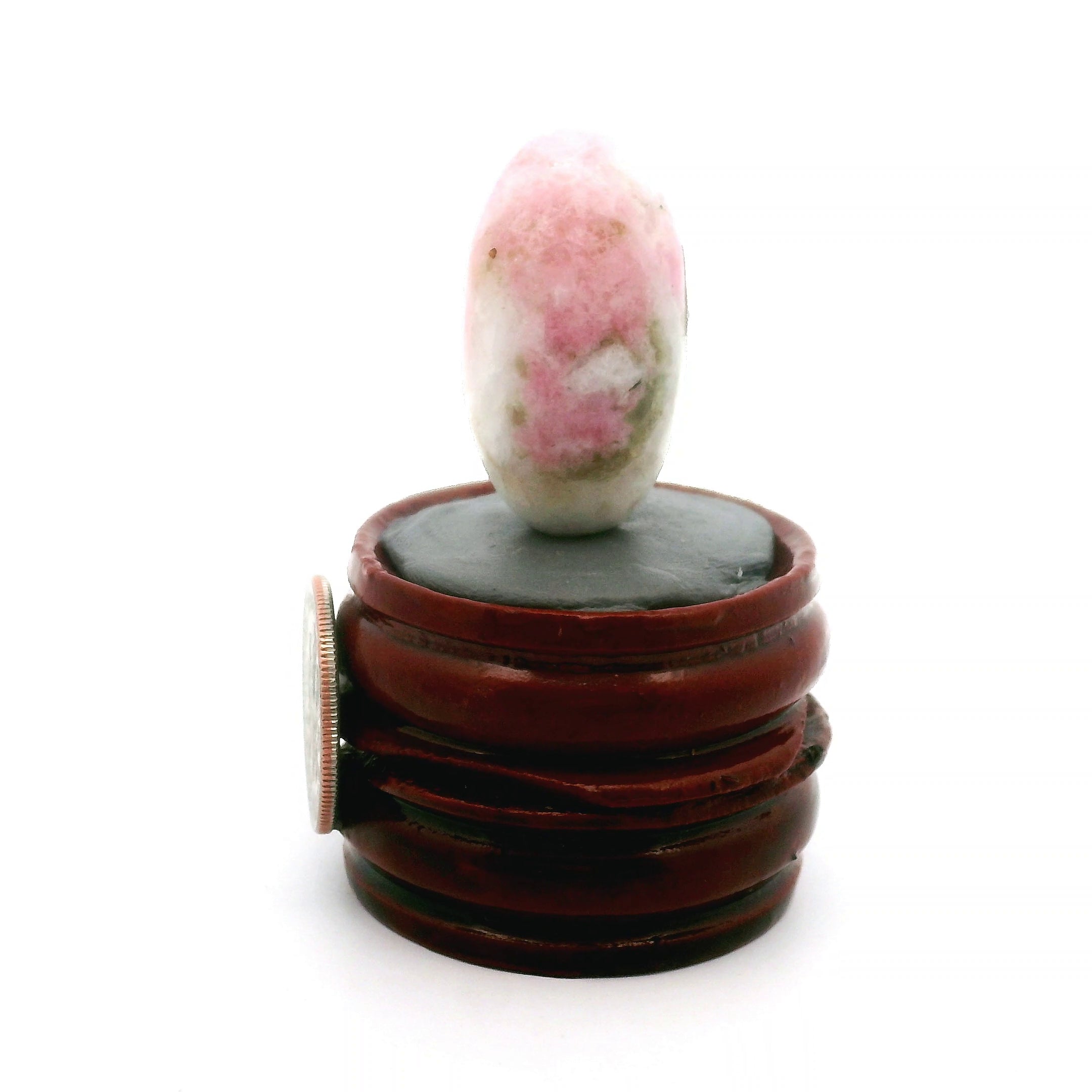 Tugtupite Lingam for Joy, Manifestation, Romance, Relationship Healing and Good Luck