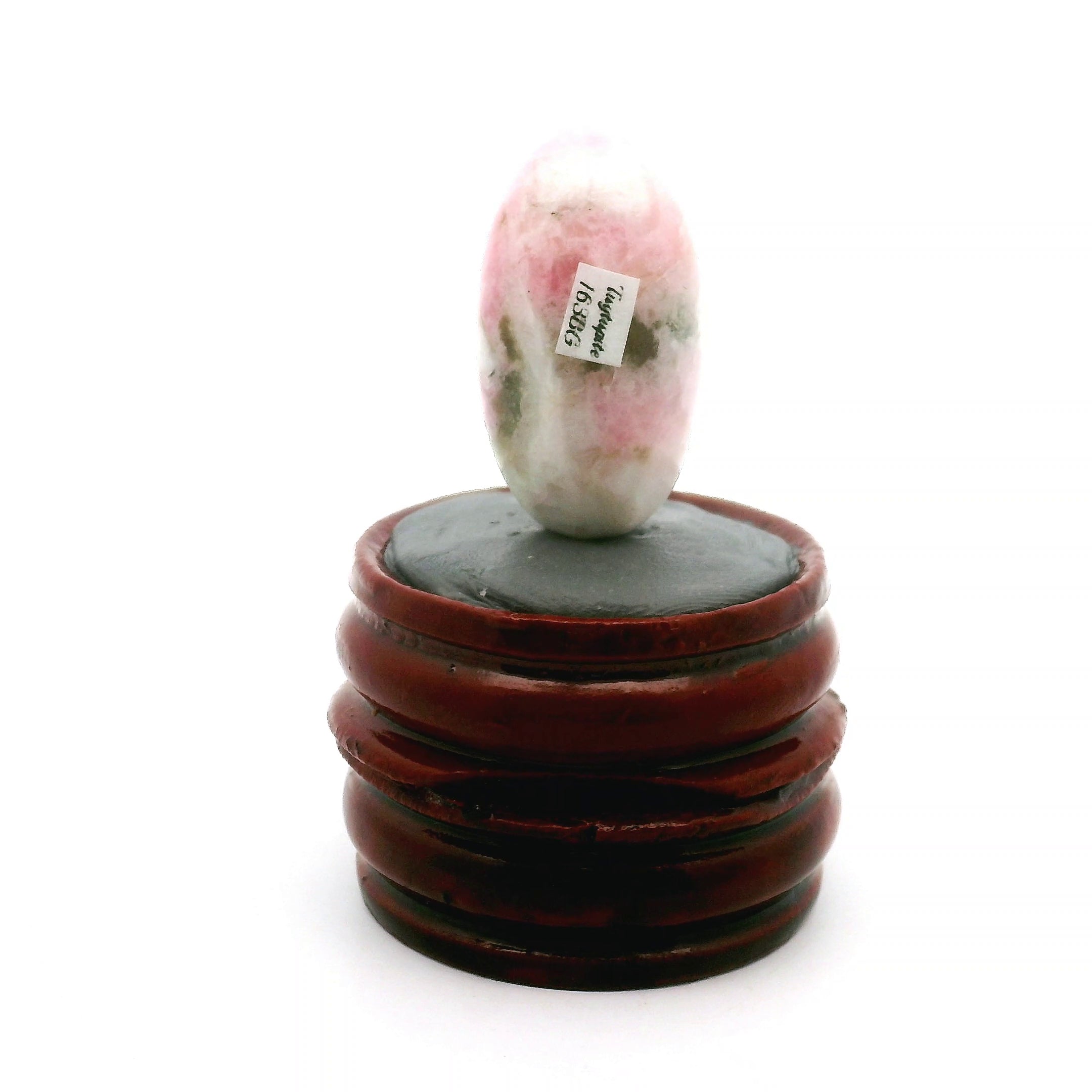 Tugtupite Lingam for Joy, Manifestation, Romance, Relationship Healing and Good Luck
